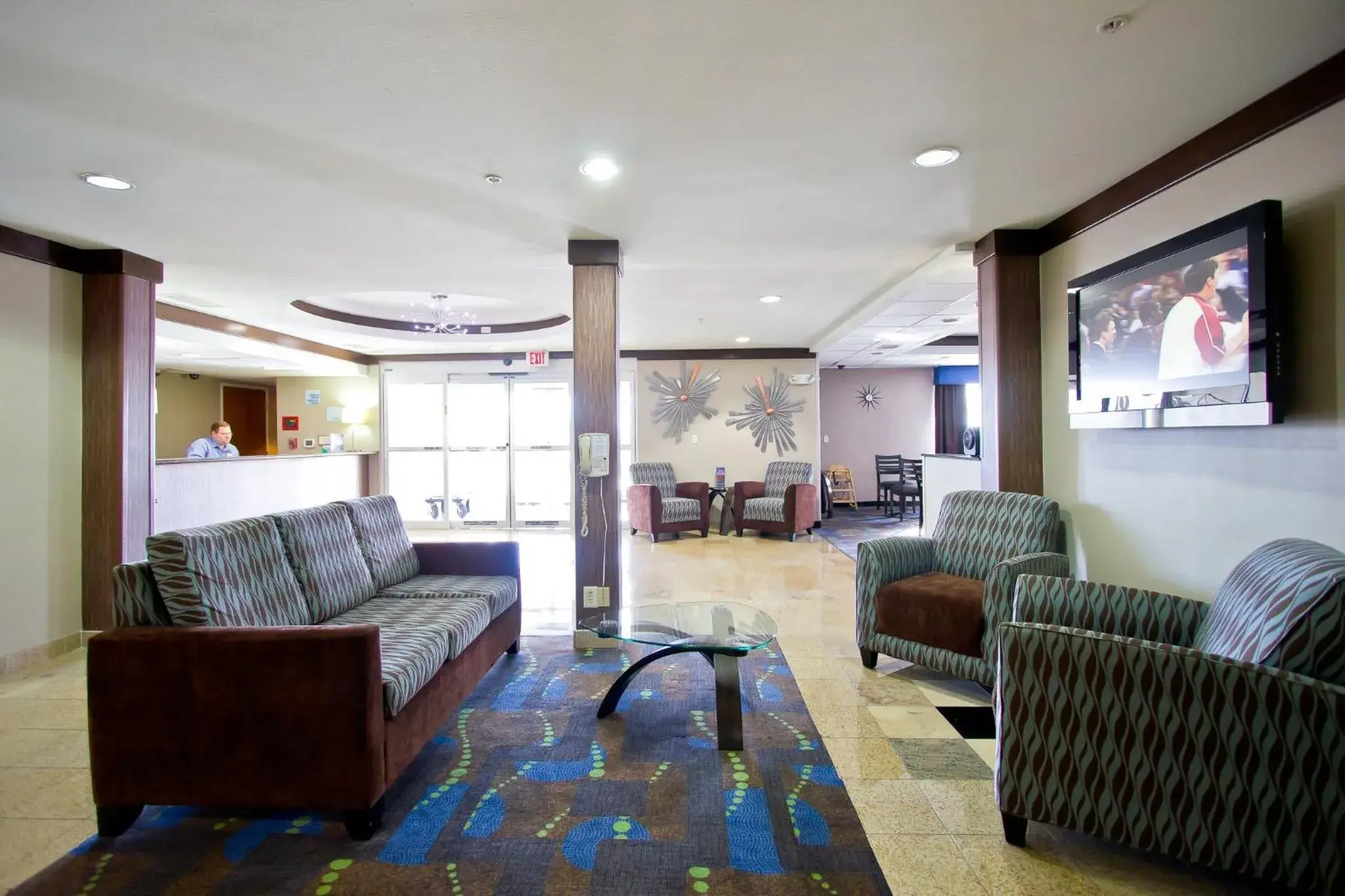 Property building, Lobby/Reception in Holiday Inn Express Hotel and Suites Bastrop, an IHG Hotel