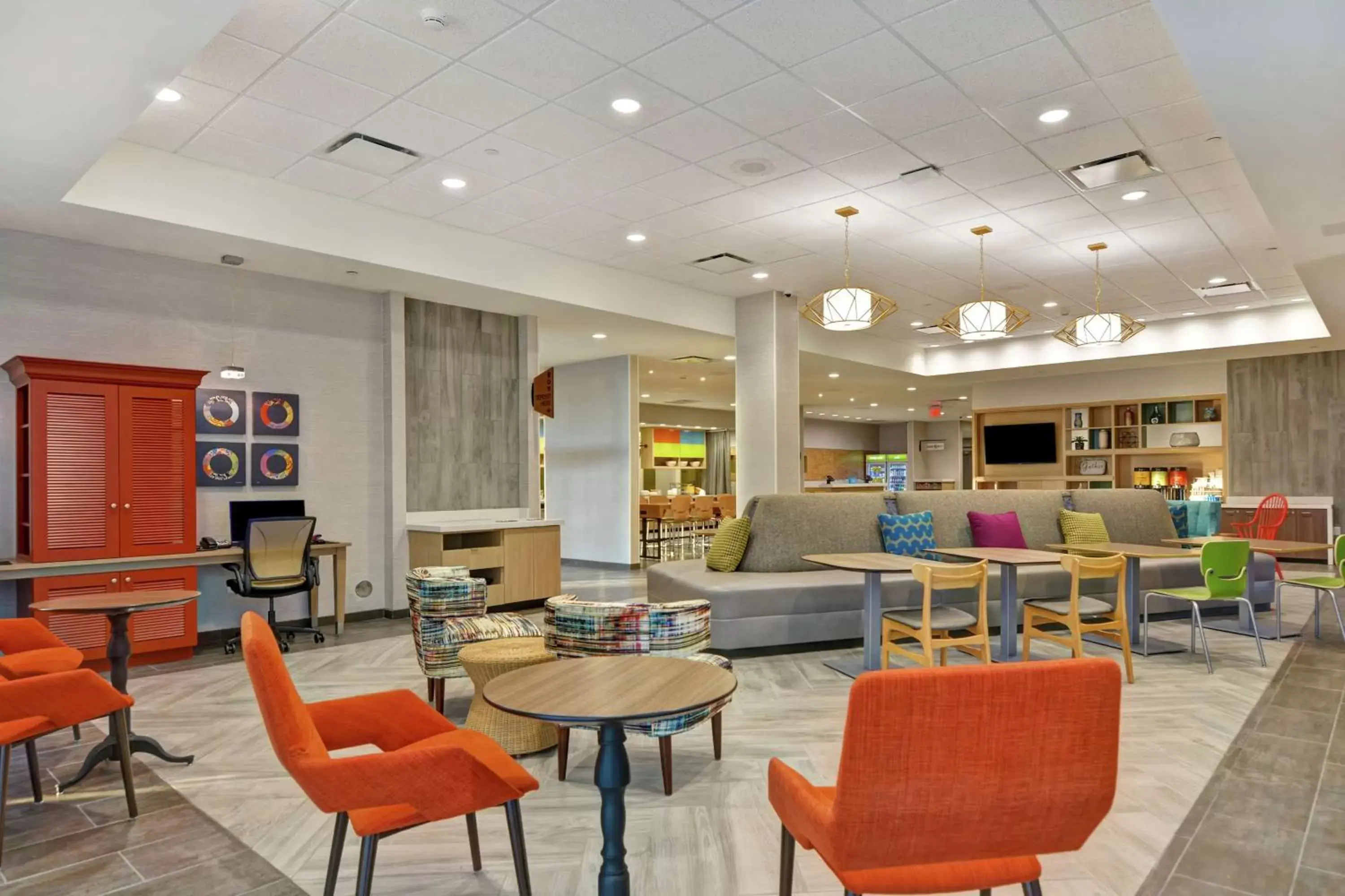 Lobby or reception in Home2 Suites By Hilton Charlotte Piper Glen