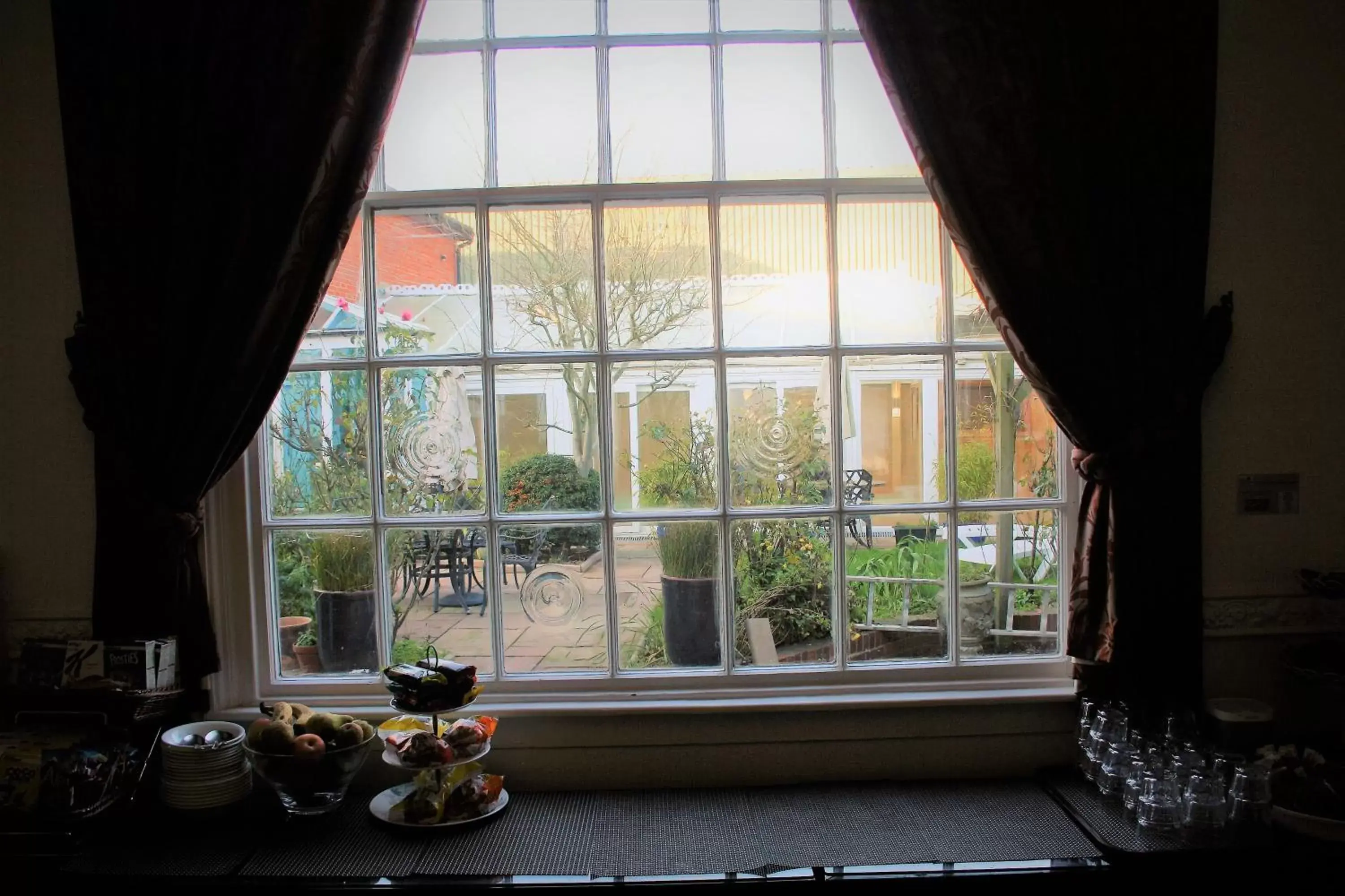 Garden view in Canterbury Hotel