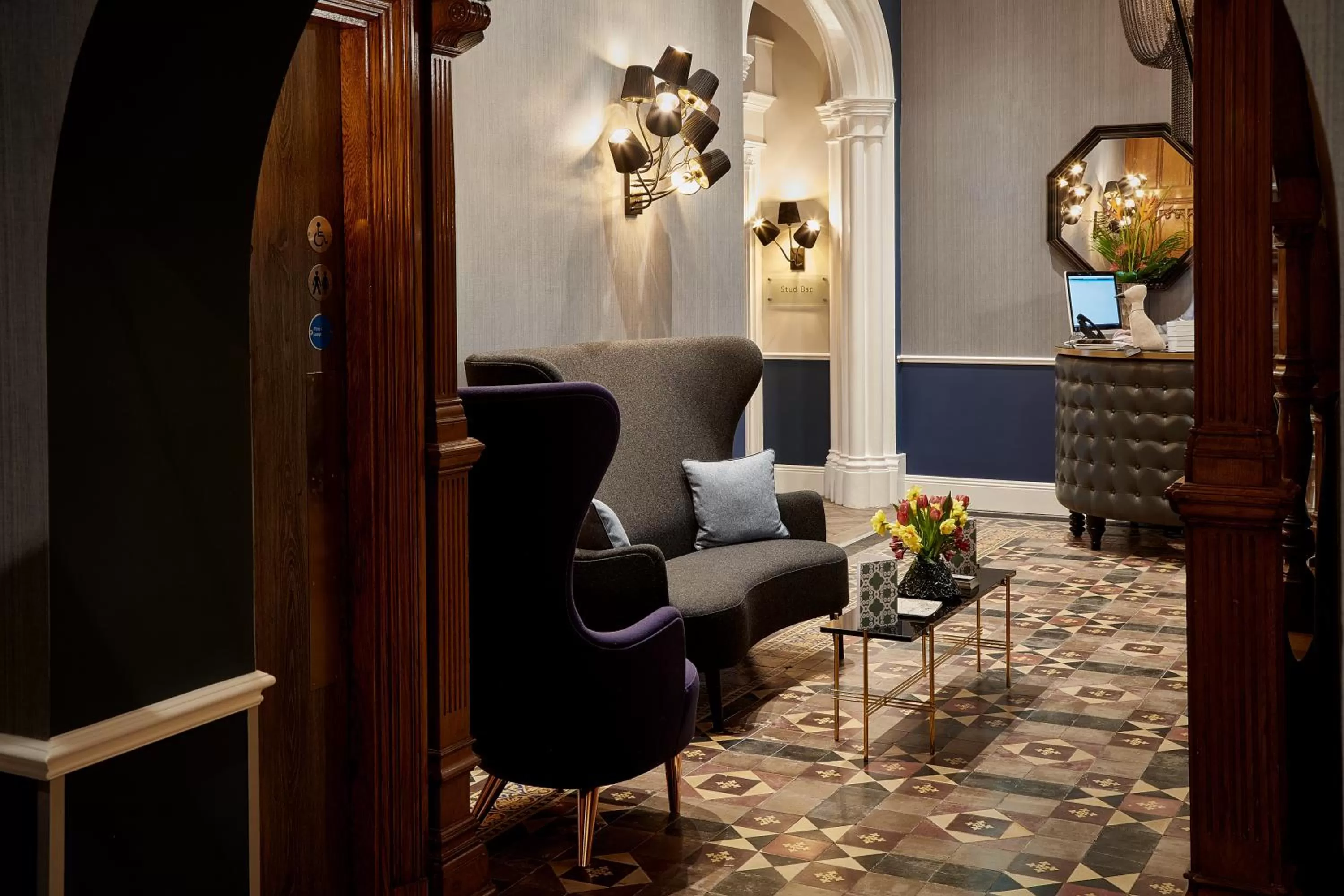 Lobby or reception in Oddfellows On The Park