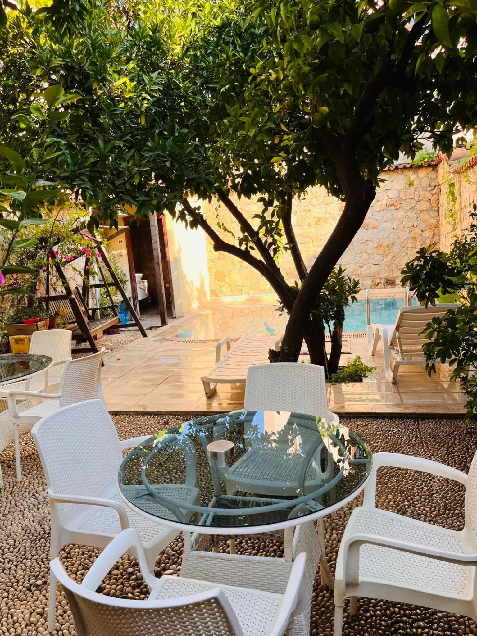 Patio, Restaurant/Places to Eat in Kaleici Hotel