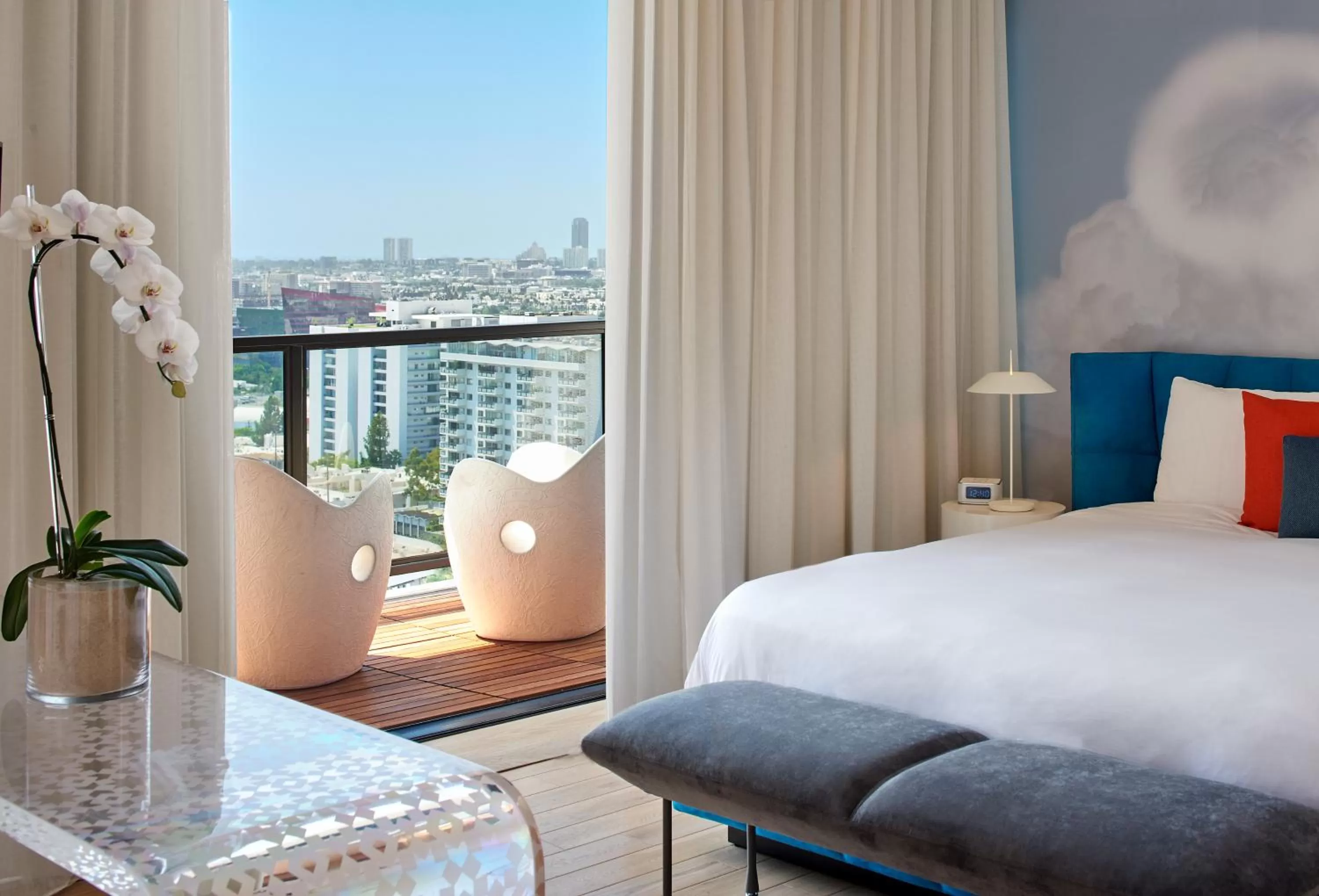 Bed in Mondrian Los Angeles