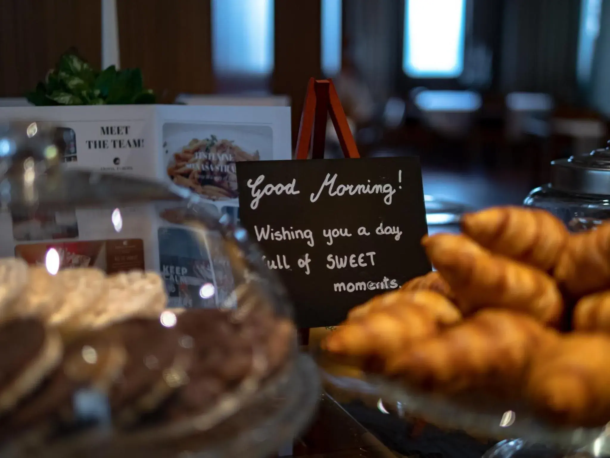 Buffet breakfast in Hotel Evropa