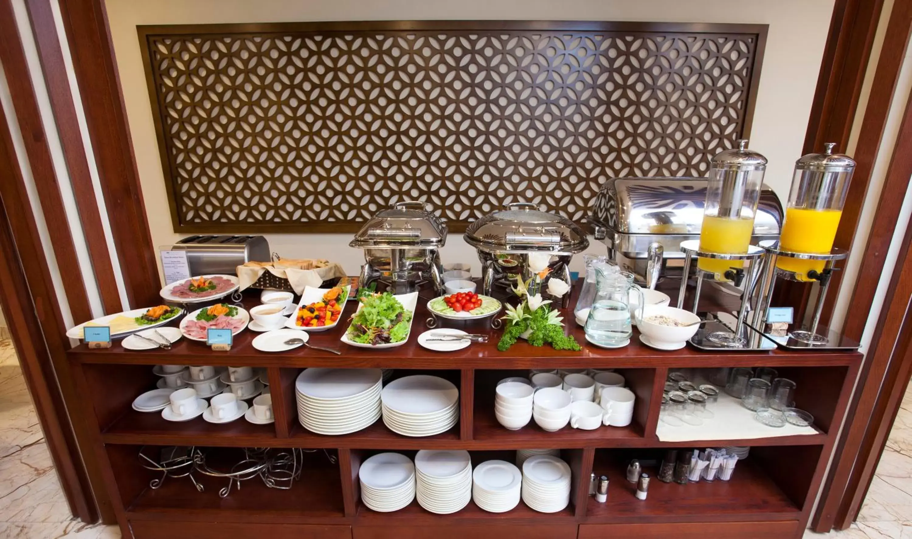 Buffet breakfast in Midori Boutique Hotel