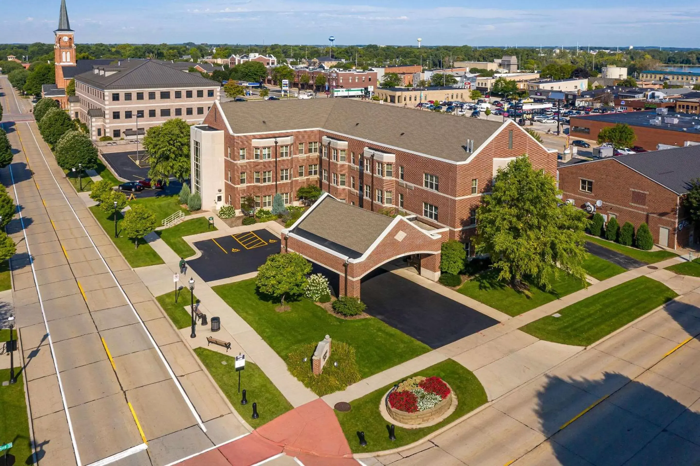 Property building, Bird's-eye View in Kress Inn, Ascend Hotel Collection