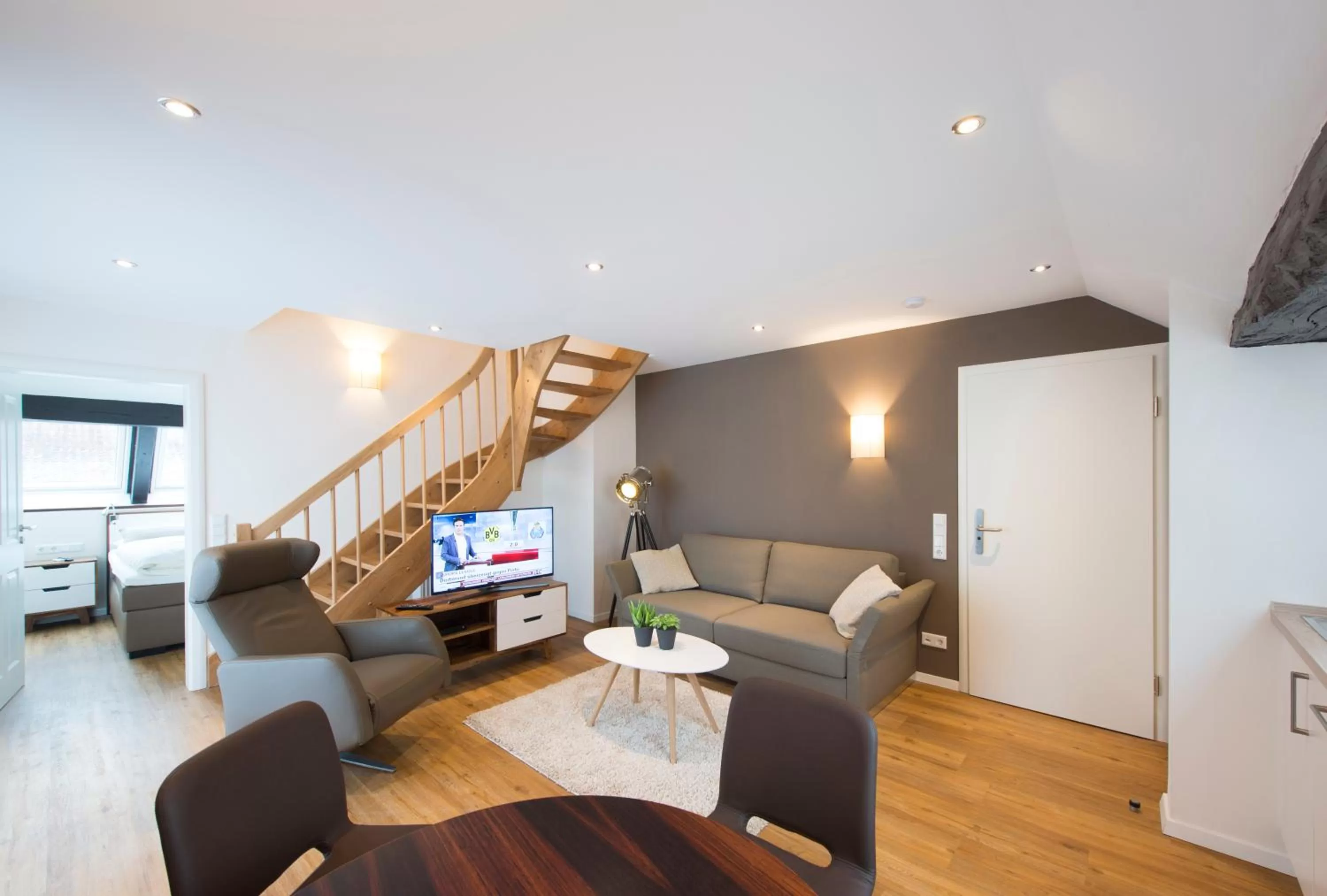 Living room, Bed in Hotel Storck