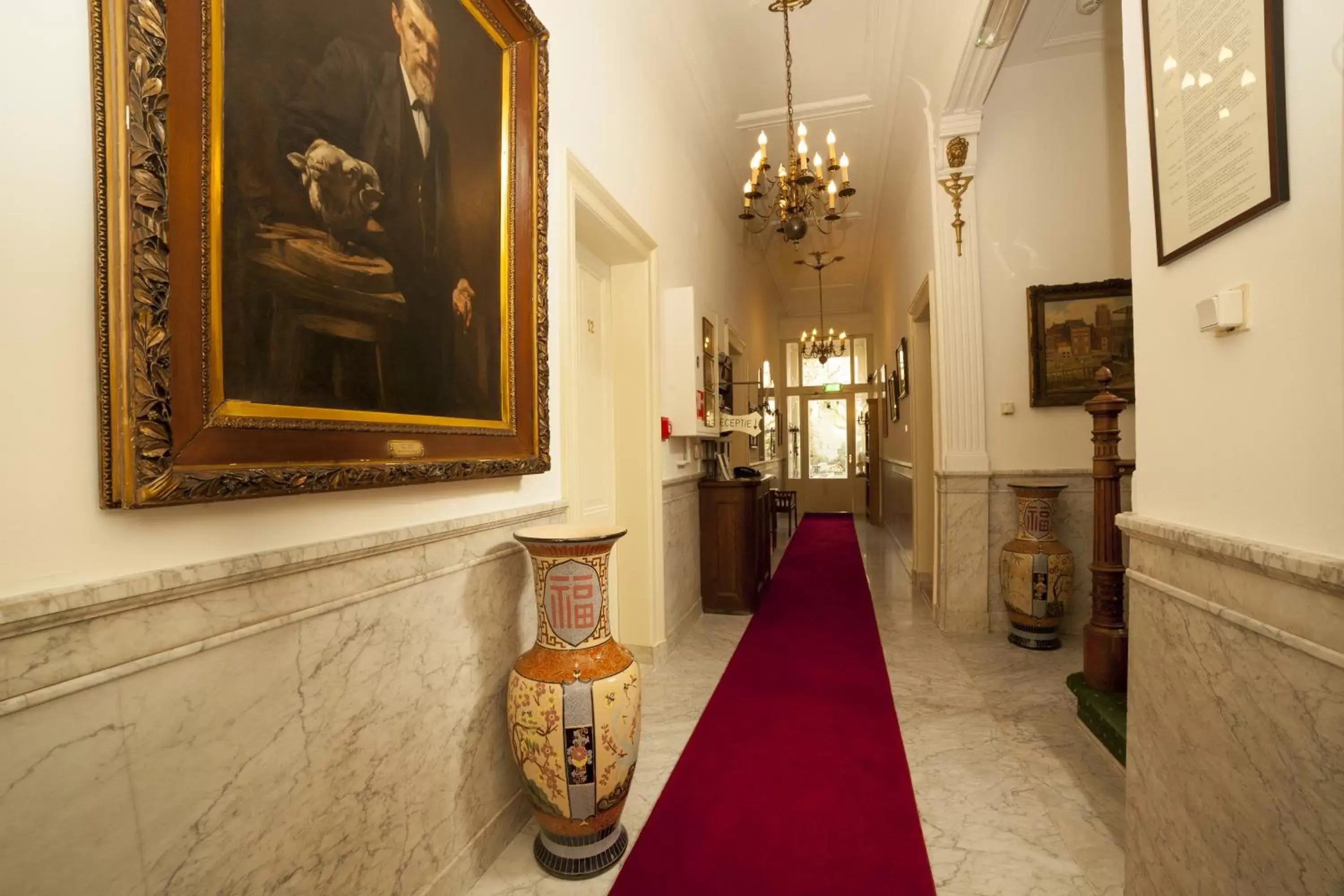 Lobby or reception in Hotel Dordrecht