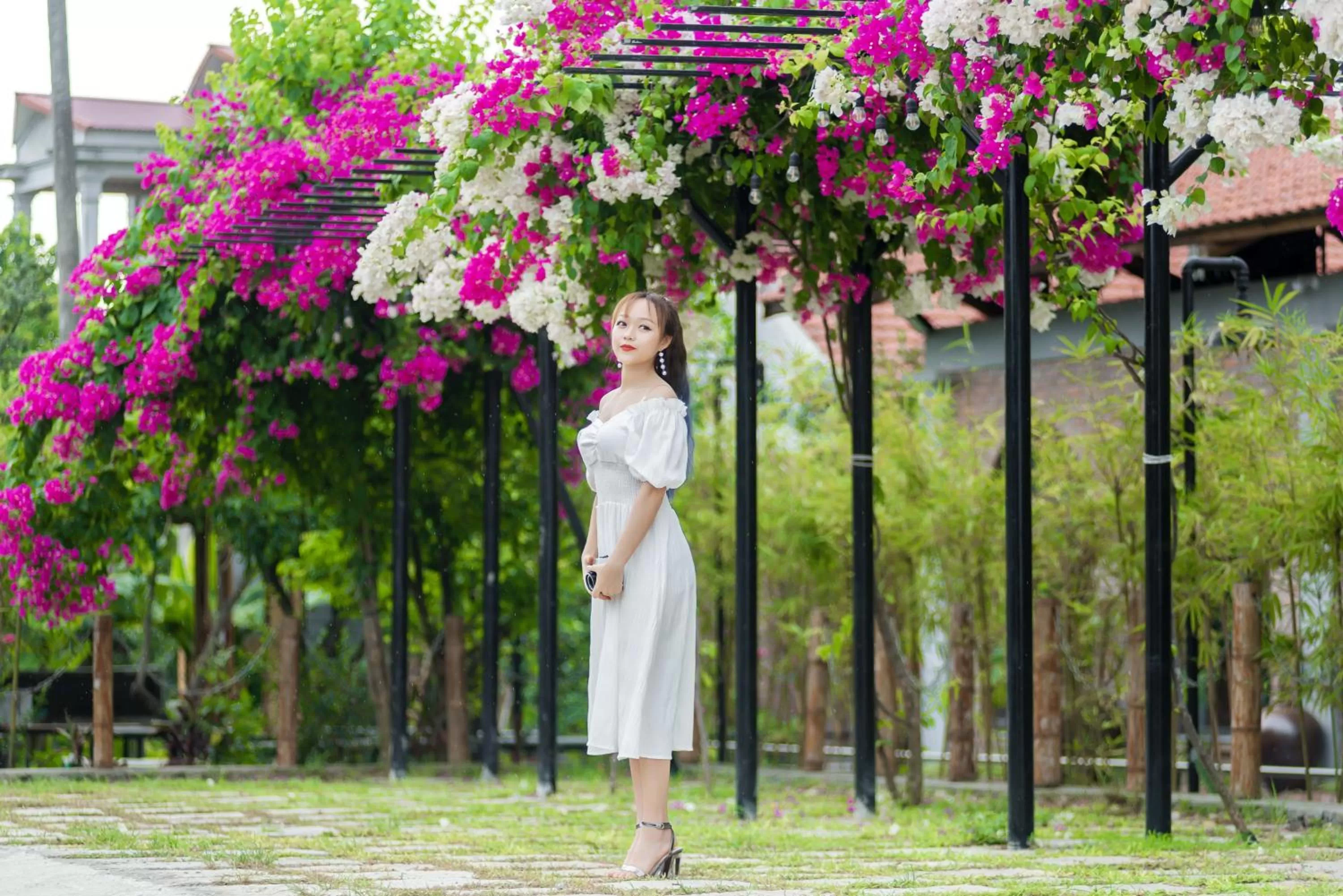 Garden in Tam Coc Banana Bungalow