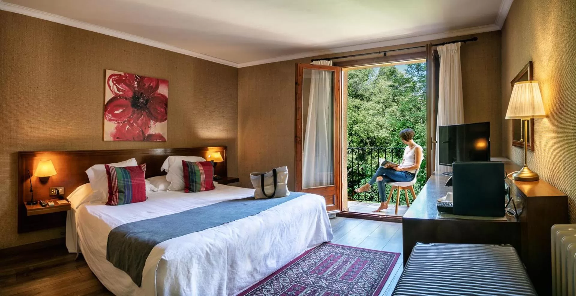 Bed in Hotel-Hostal Sport