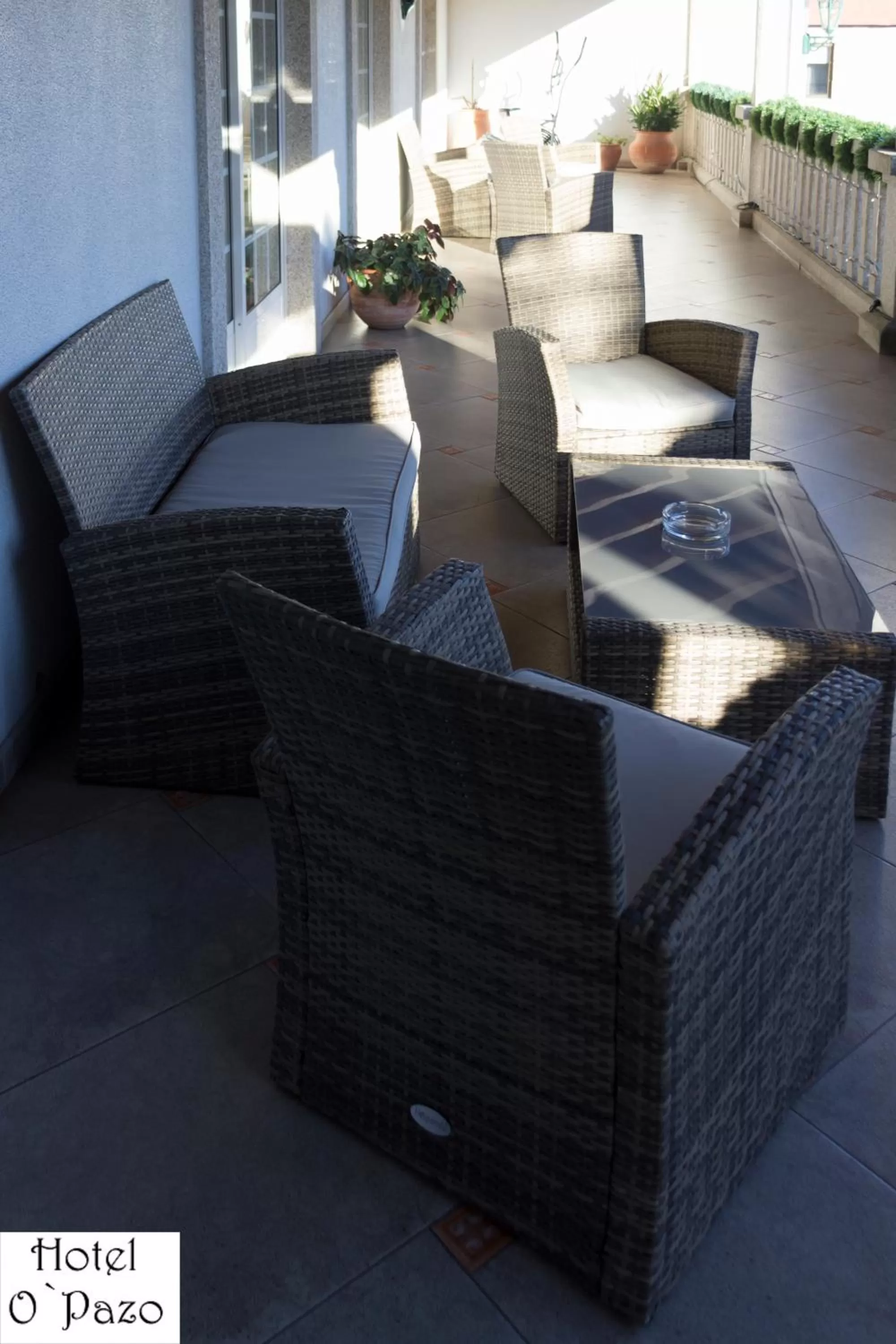 Balcony/Terrace in Hotel O'Pazo