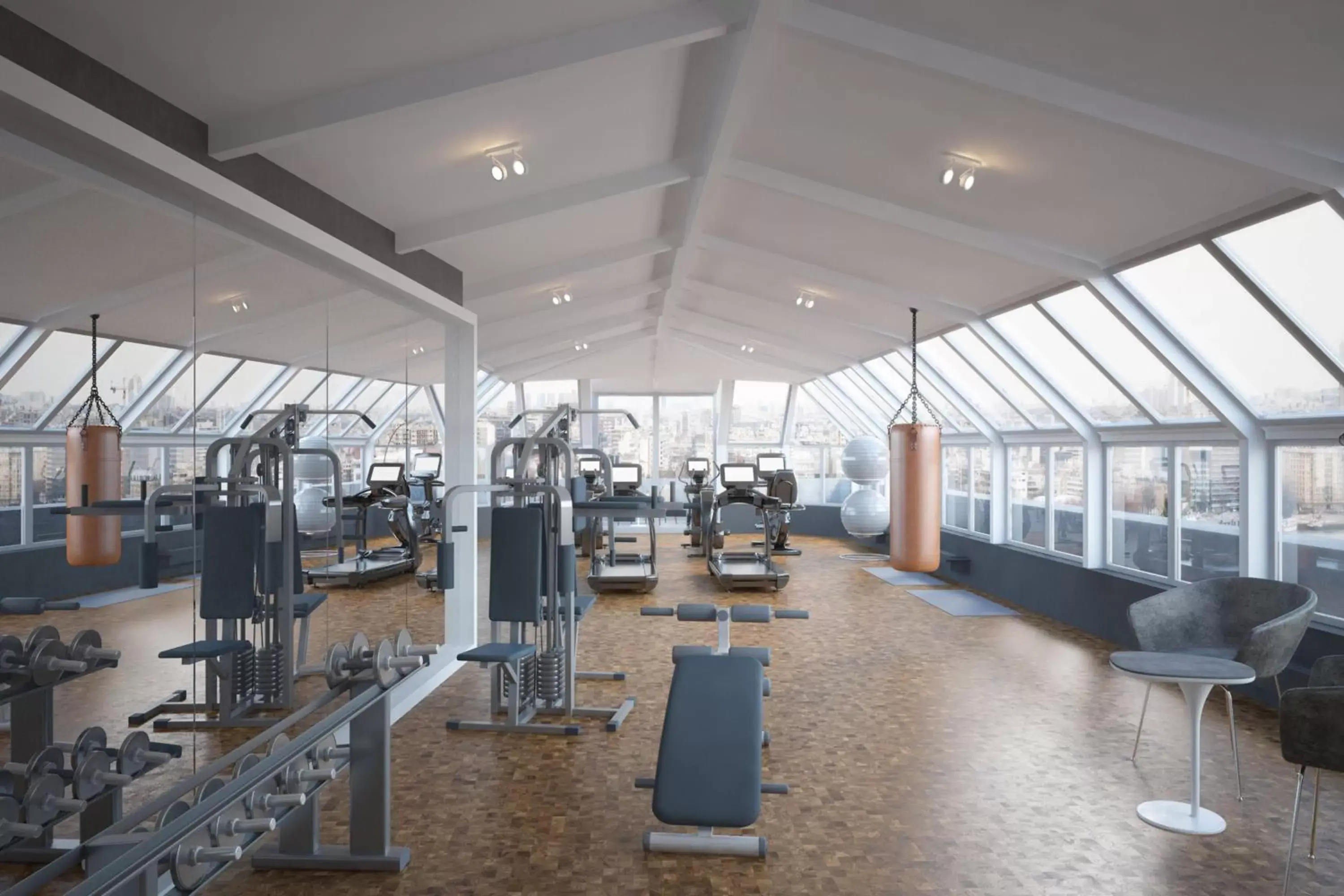 Fitness centre/facilities, Fitness Center/Facilities in MOXY Berlin Humboldthain Park