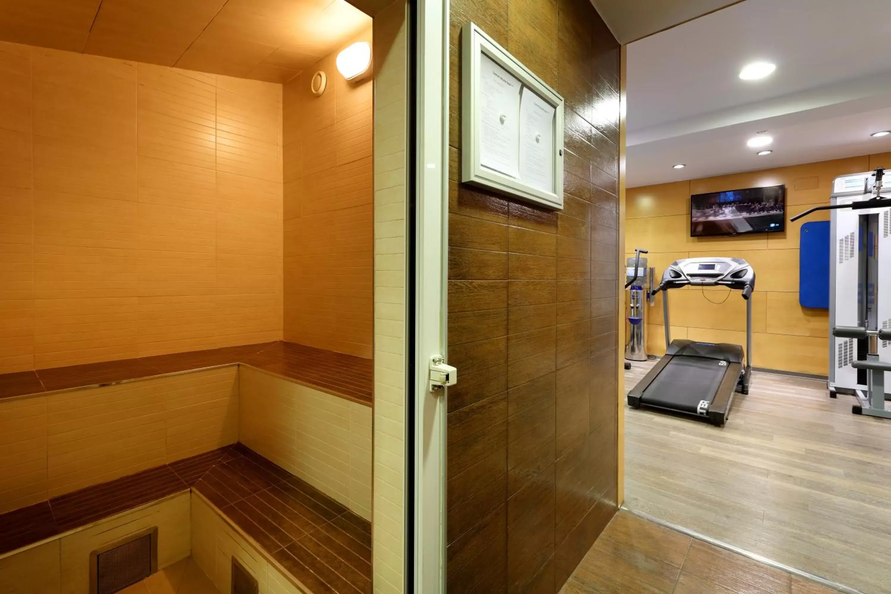 Sauna, Fitness Center/Facilities in Eurostars Centrum Alicante