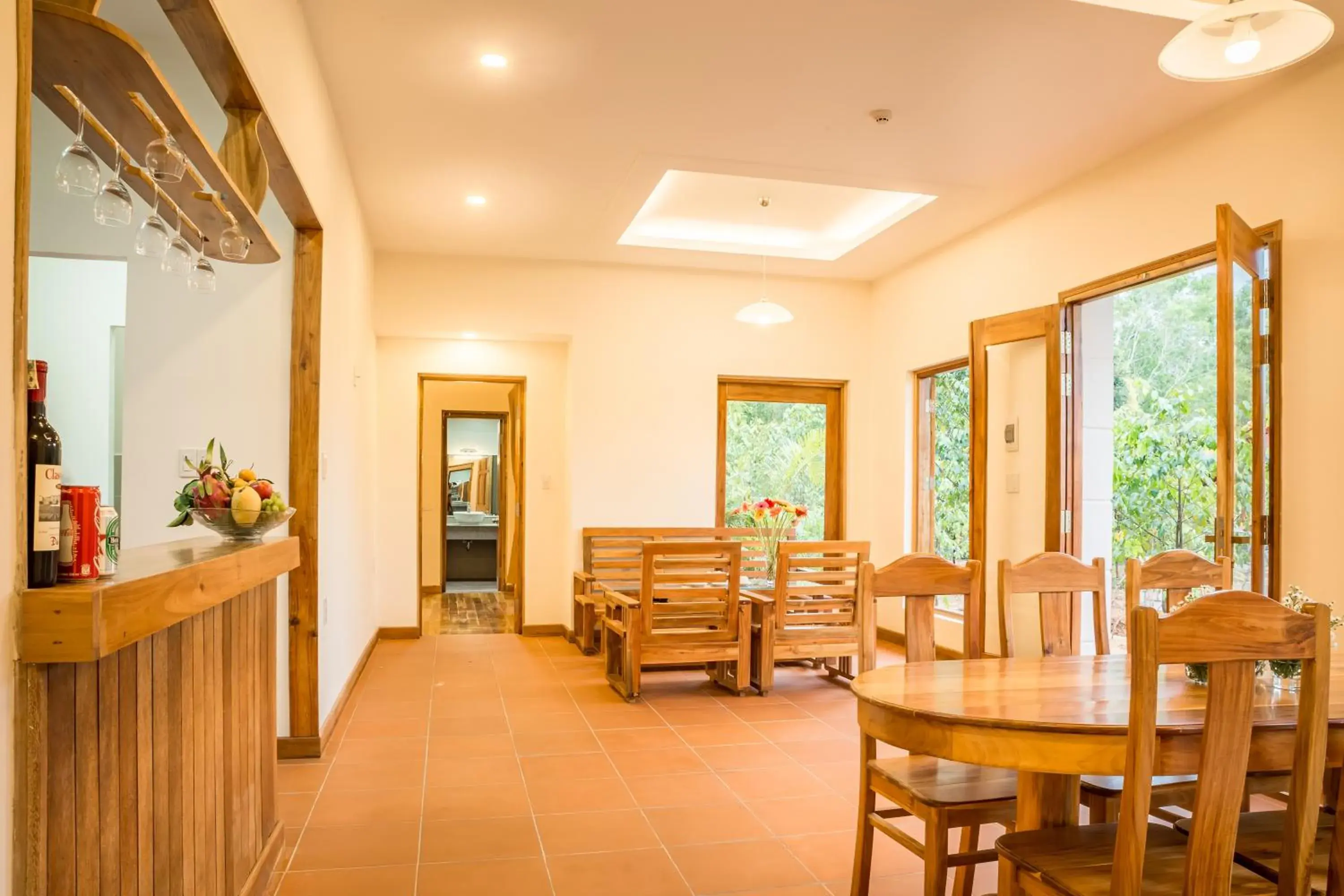 Living room, Dining Area in The Garden House Phu Quoc Resort