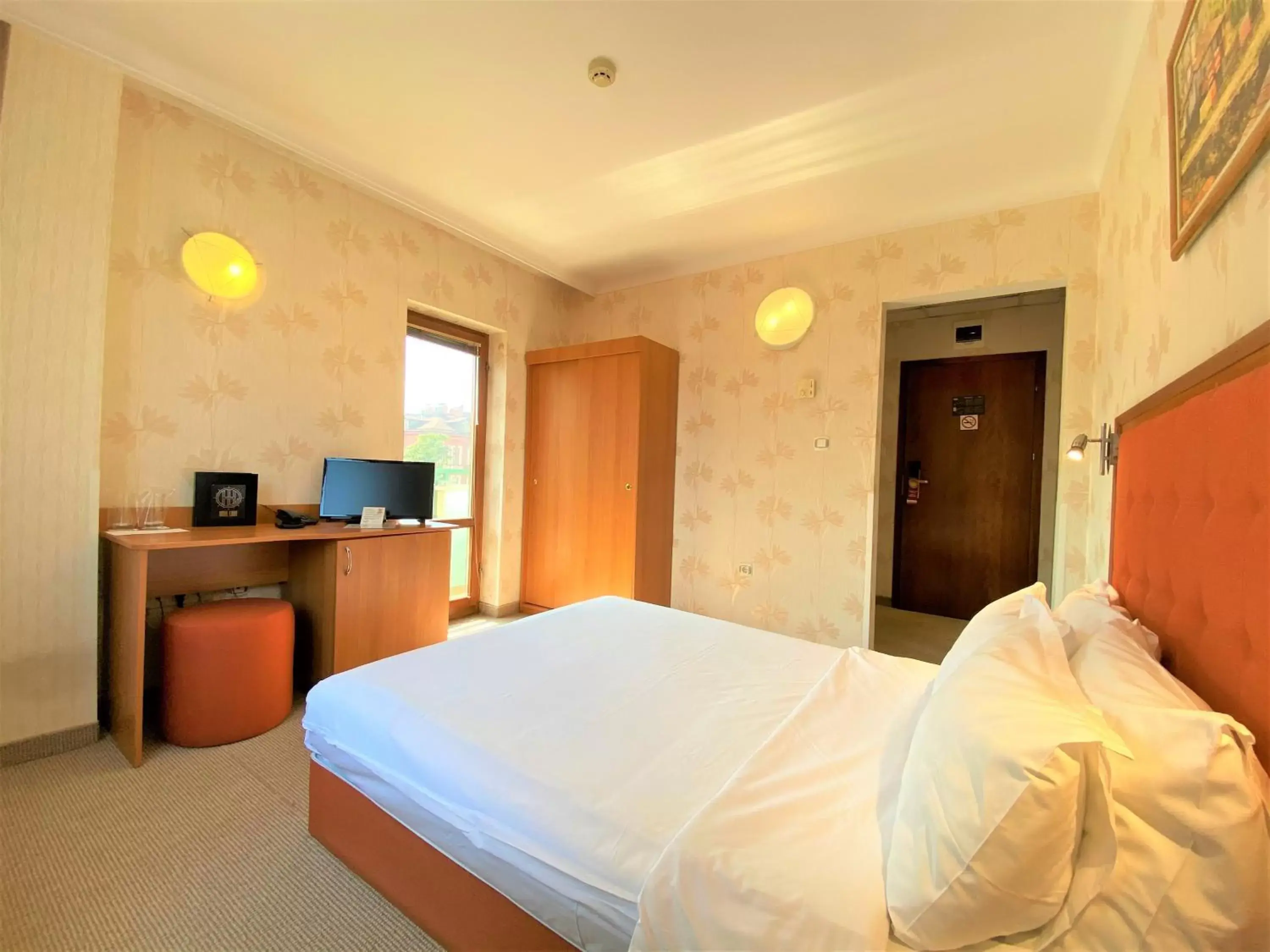 Photo of the whole room, Bed in Light Hotel