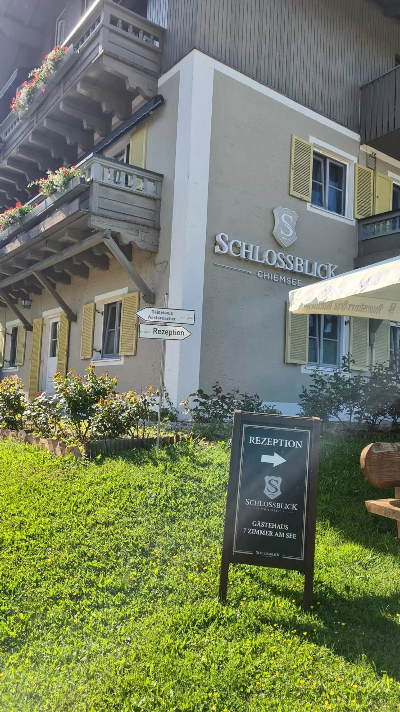 Property building in Hotel Schlossblick Chiemsee
