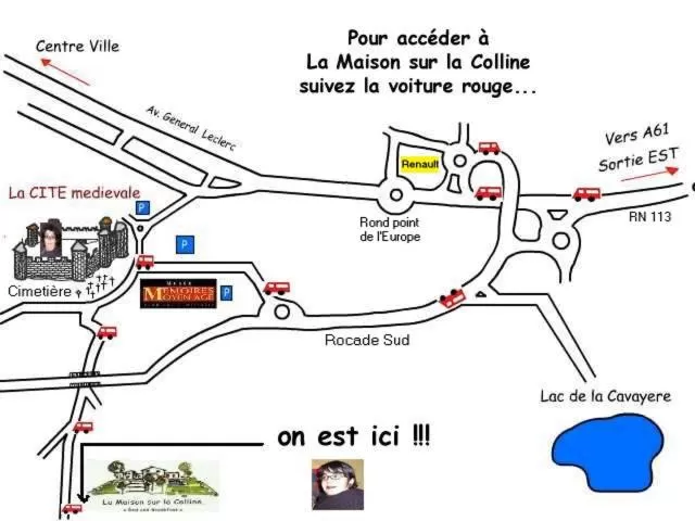 Location, Floor Plan in La Maison sur la Colline
