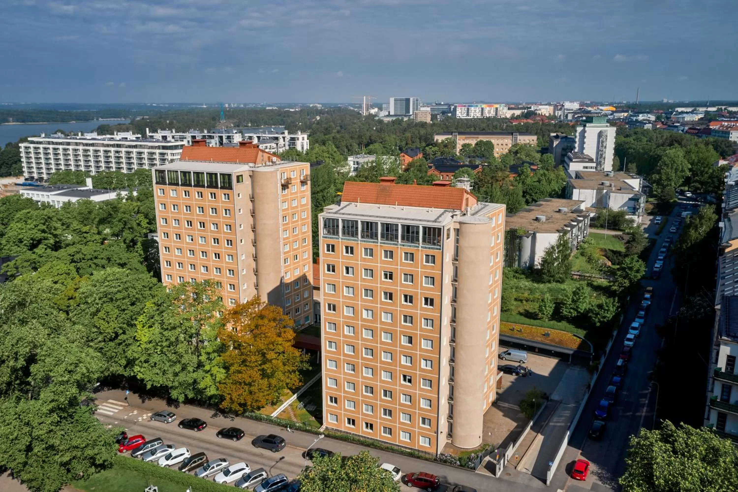 Property building in Töölö Towers