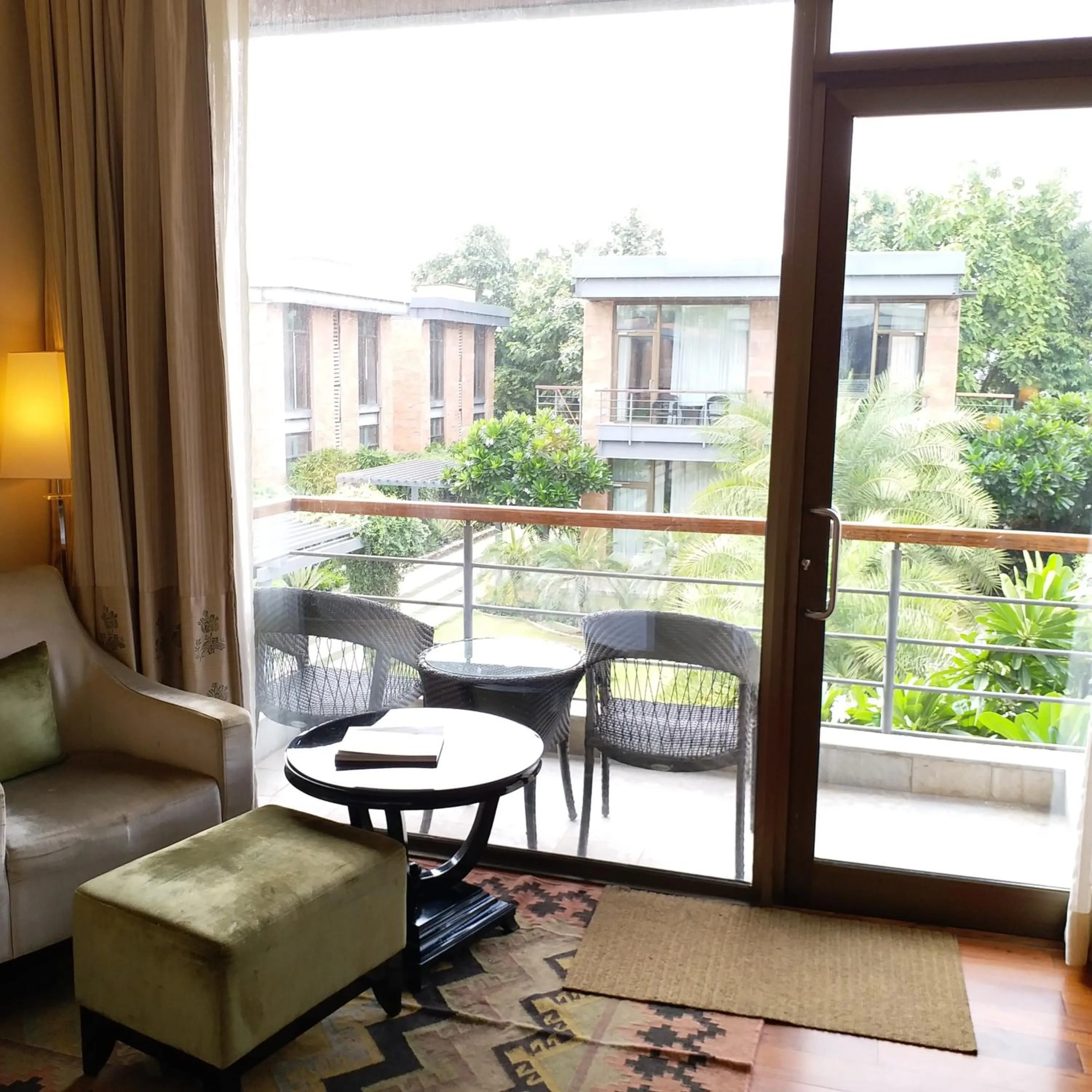 Luxury Room Courtyard View with Balcony- Twin Bed in The Gateway Resort Damdama Lake