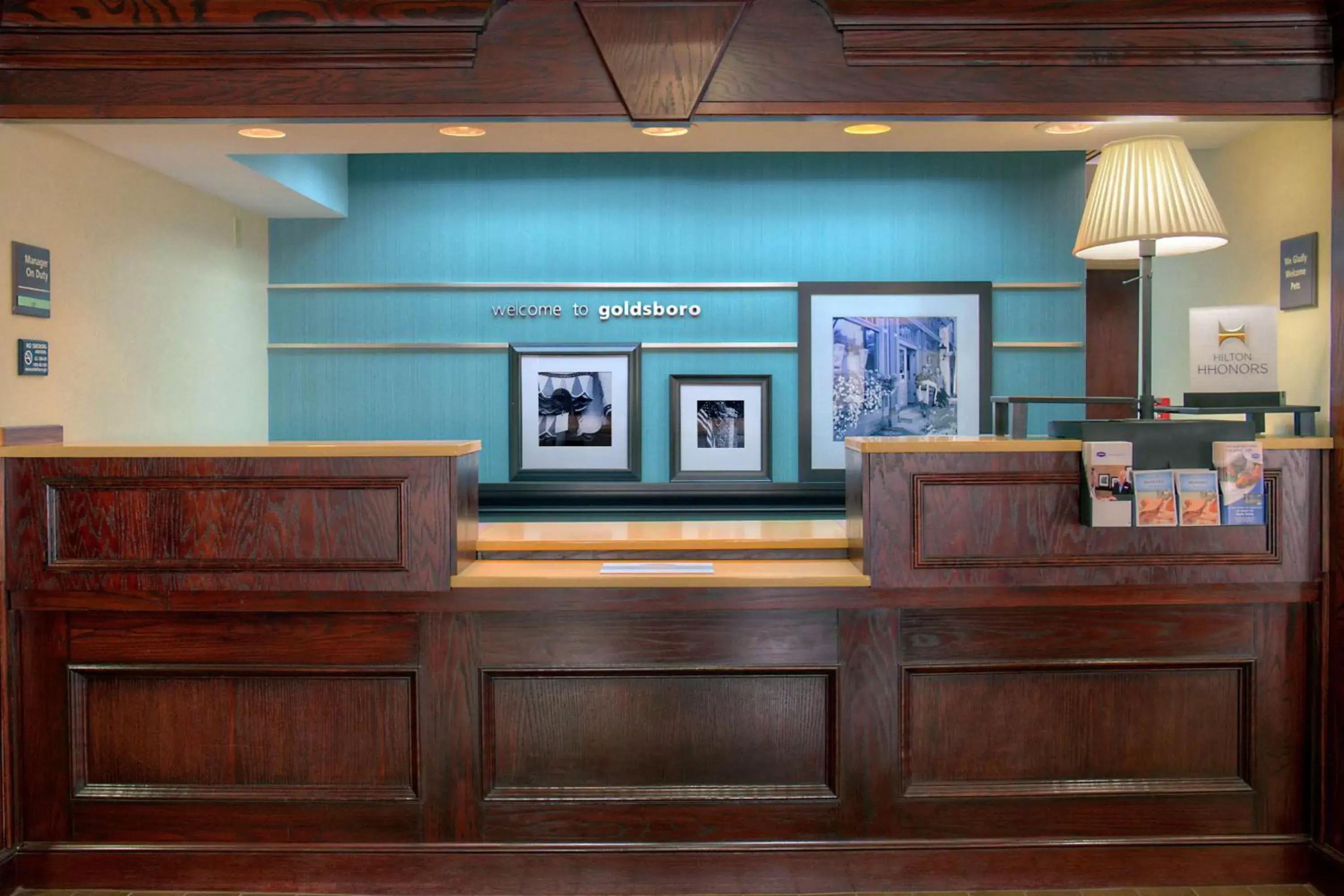 Lobby or reception in Hampton Inn Goldsboro Lobby or reception in Hampton Inn Goldsboro