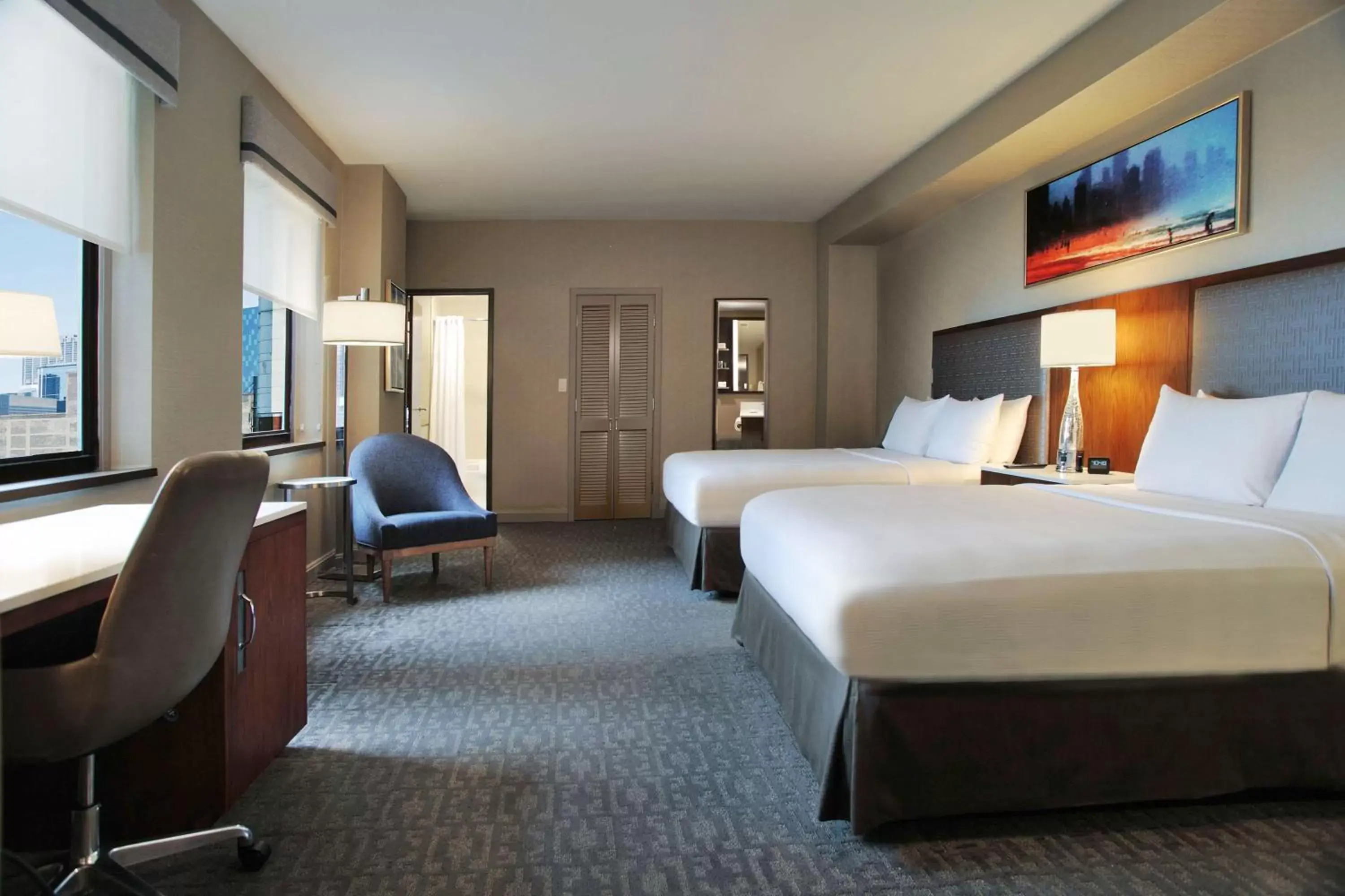 Bedroom in Hilton Chicago