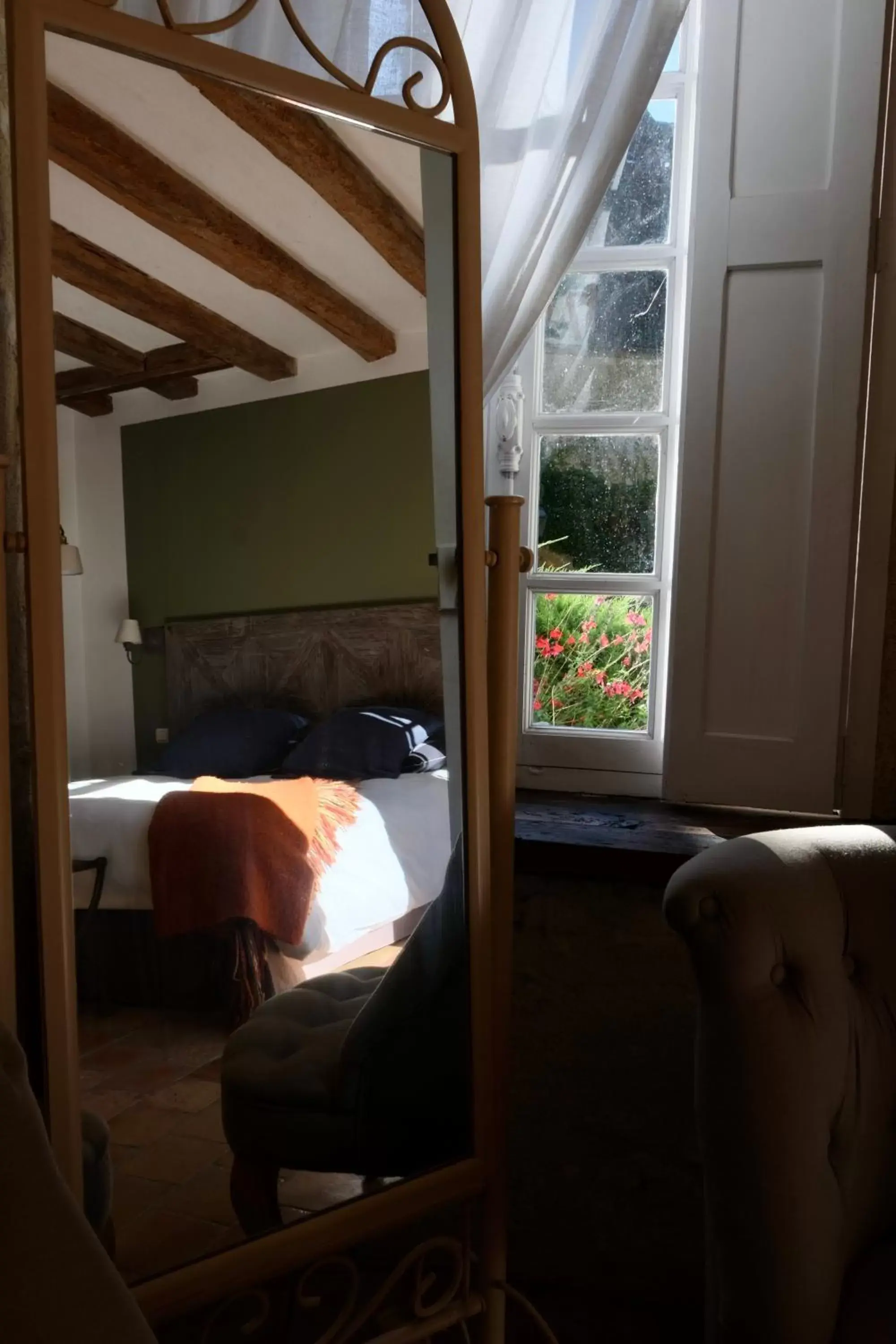 Bedroom in Château de Nazelles Amboise