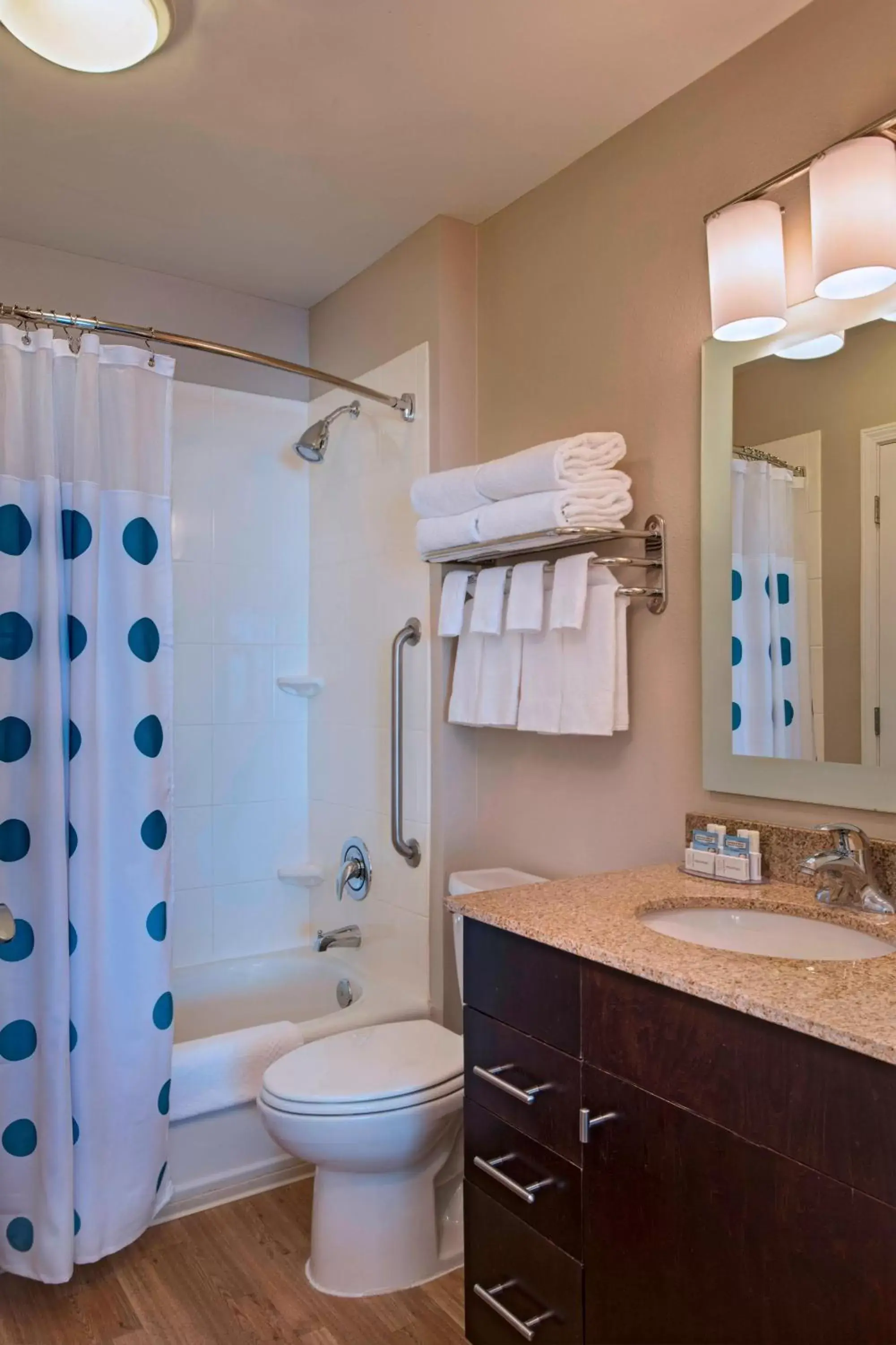 Bathroom in TownePlace Suites Fayetteville Cross Creek
