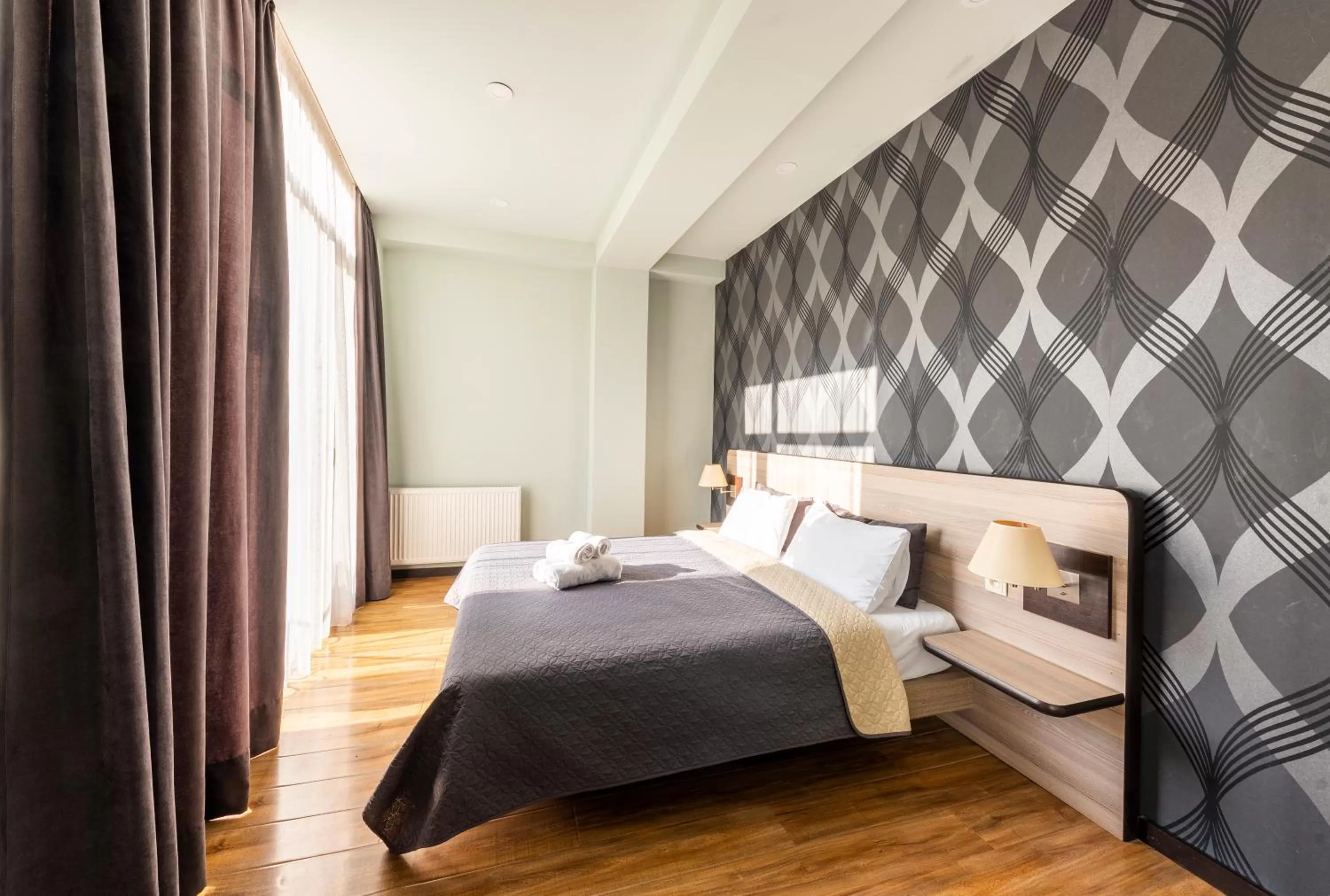 Mountain view, Bed in Sani Apart Hotel