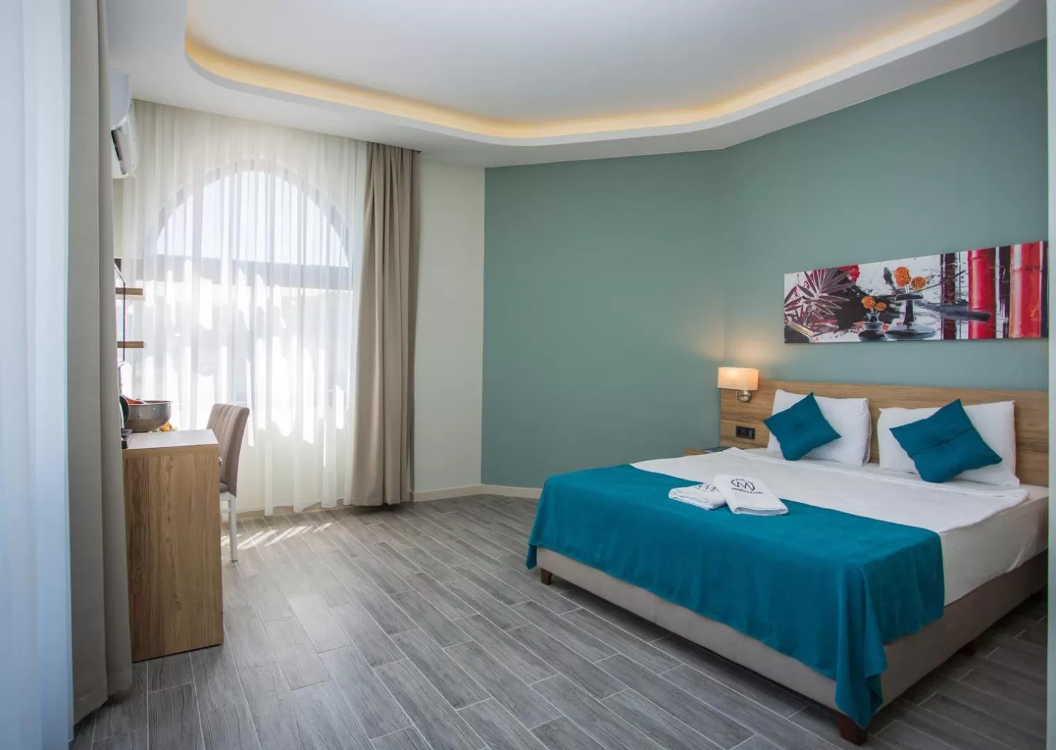 Bedroom, Bed in Marti Beach Hotel