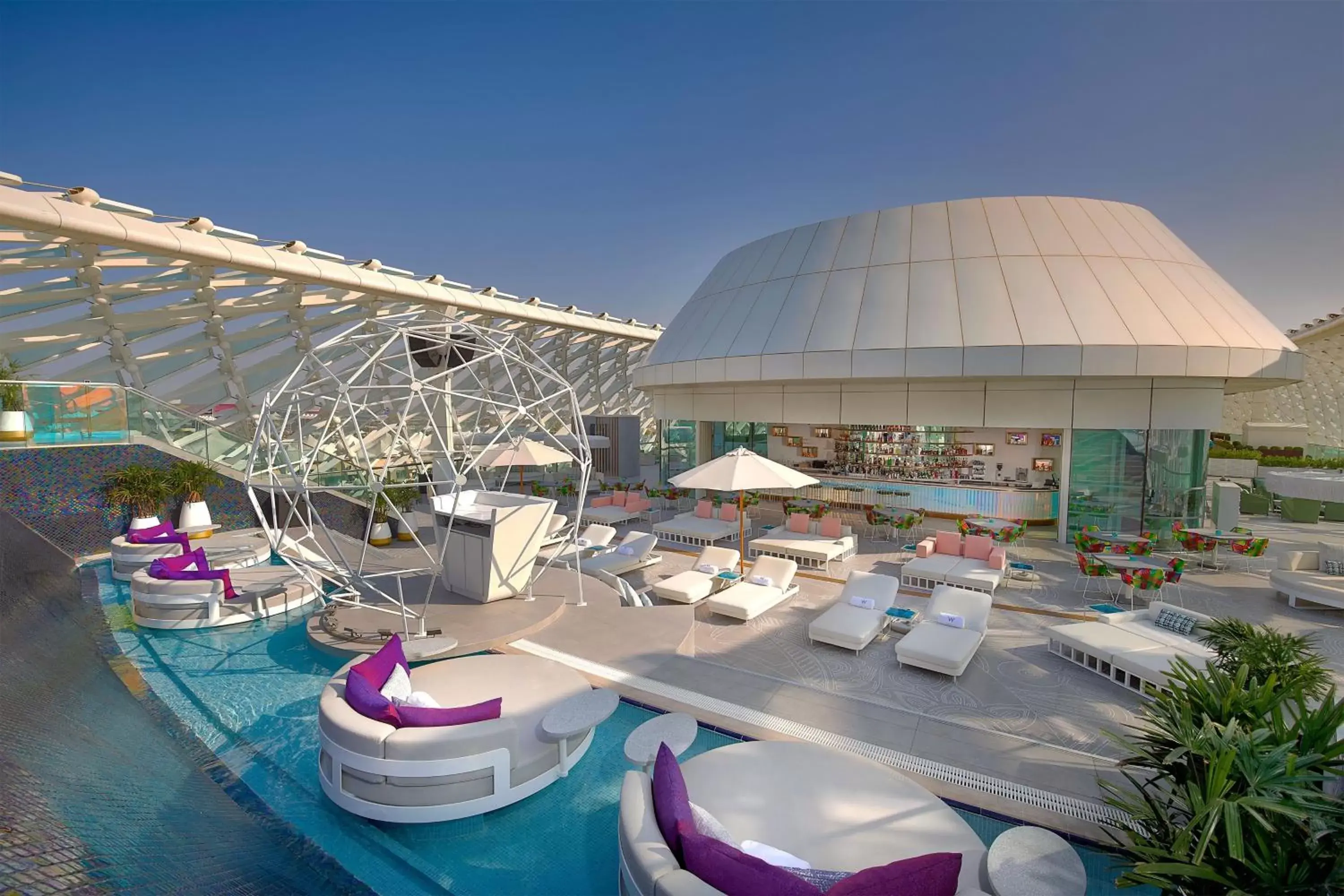 Fitness centre/facilities, Swimming Pool in W Abu Dhabi - Yas Island
