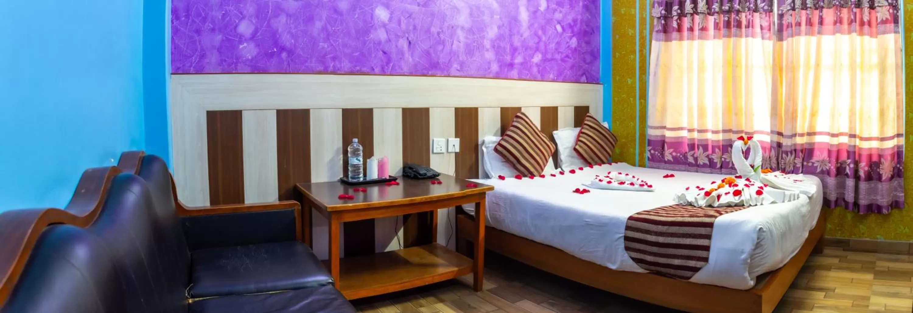 Bed in Hotel Middle Point Pvt Ltd