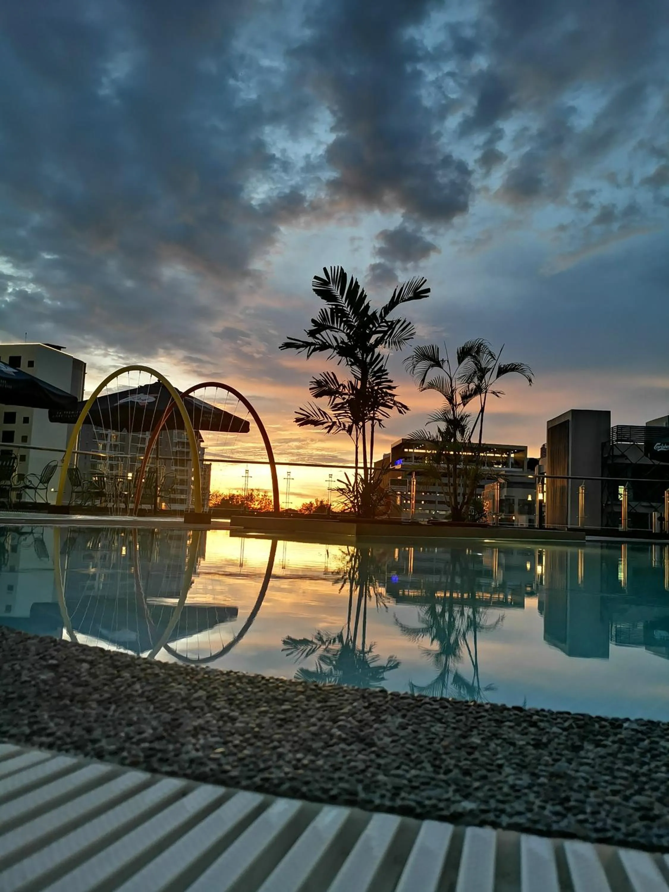 Swimming pool in Sabah Oriental Hotel