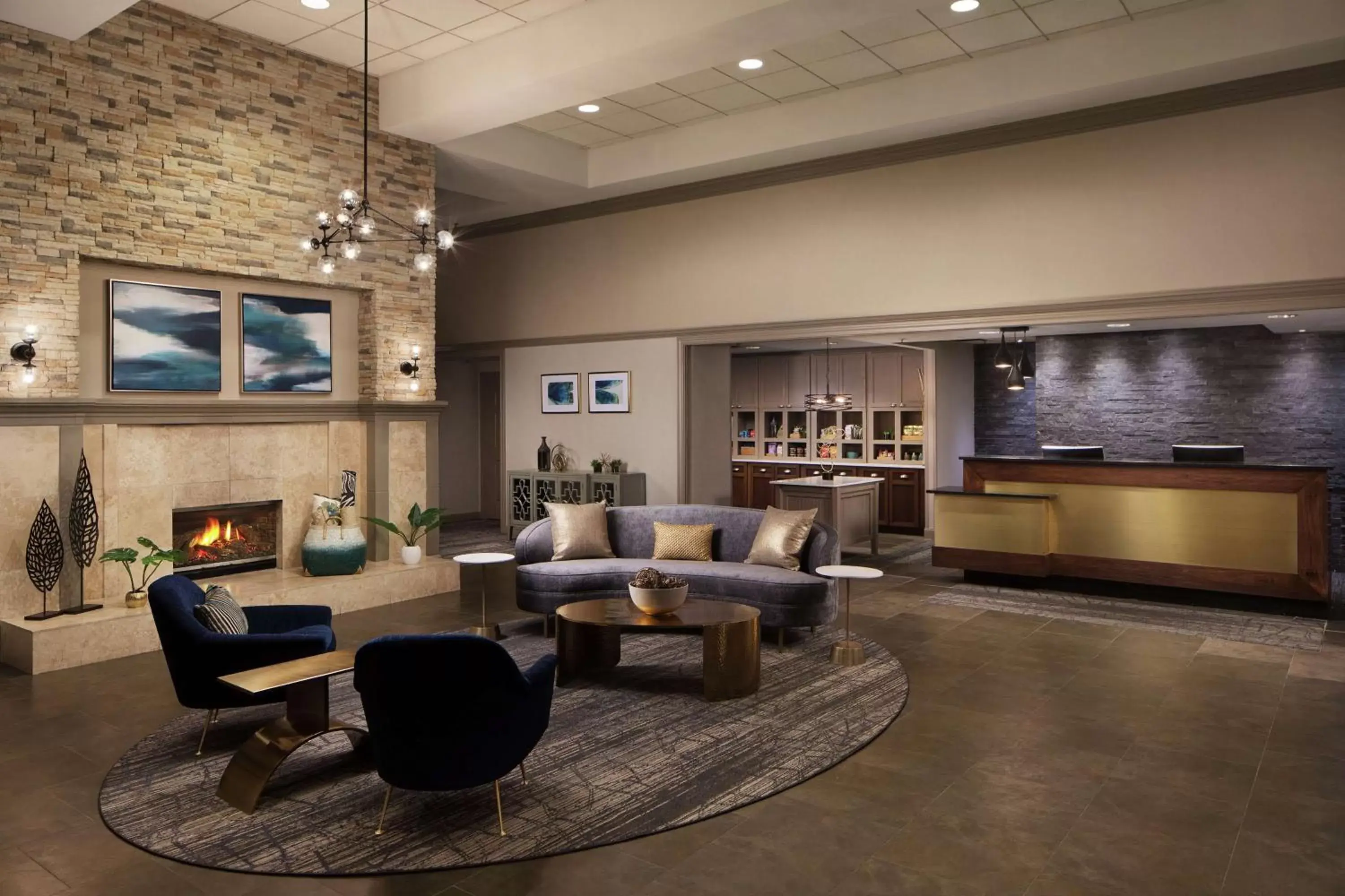 Lobby or reception in Homewood Suites by Hilton Lubbock