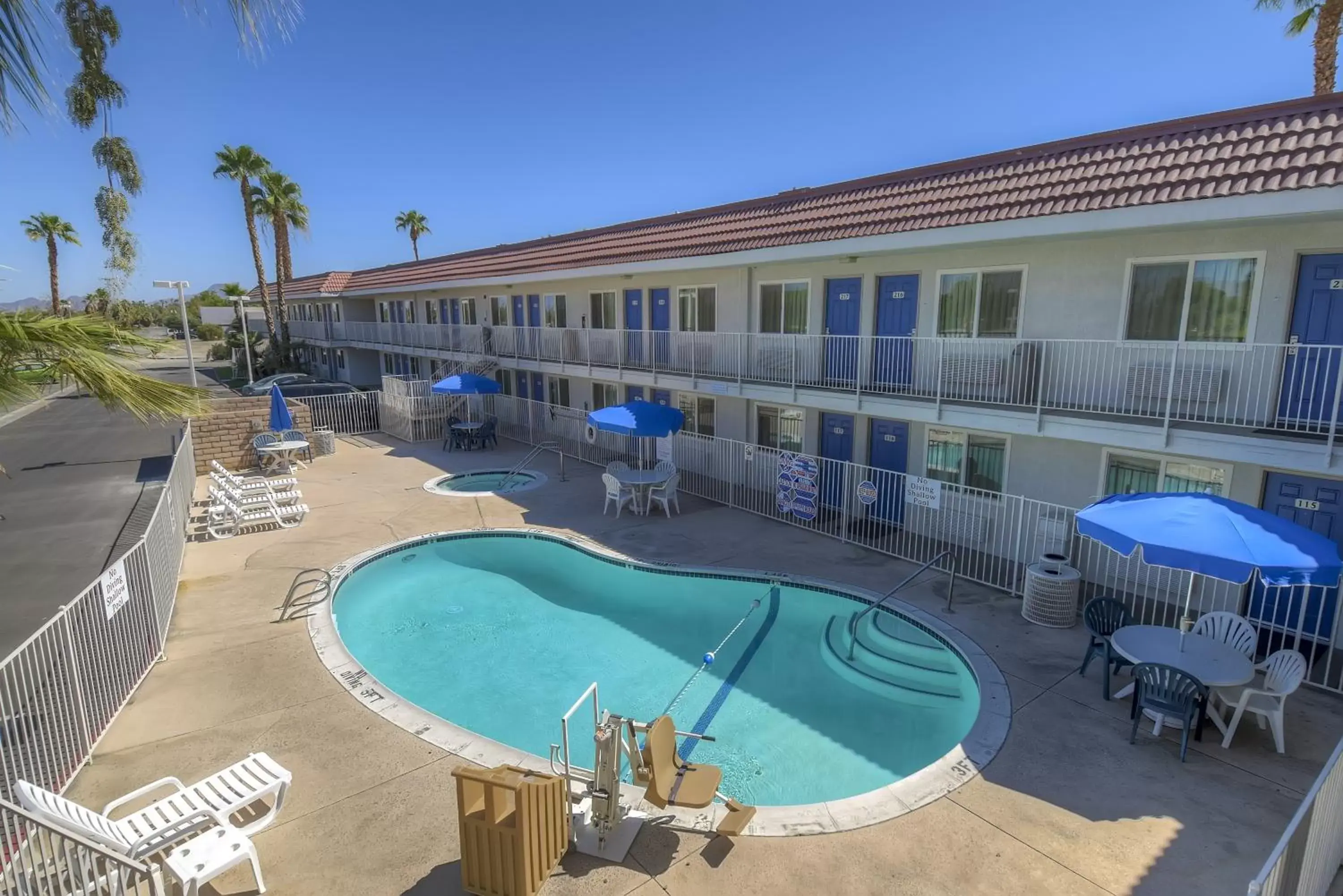 Swimming pool, Pool View in Motel 6-Rancho Mirage, CA - Palm Springs