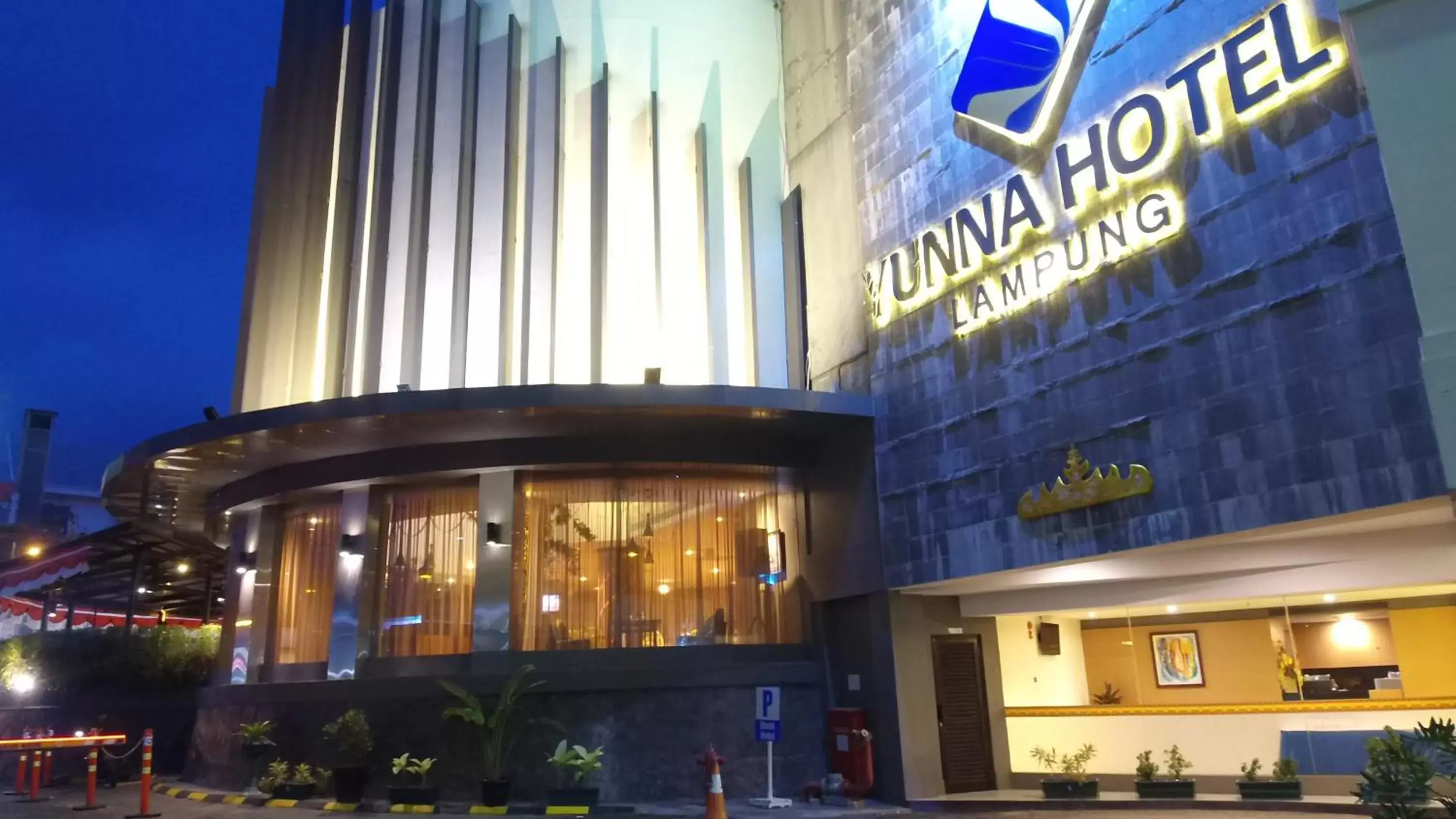 Night, Property Building in Yunna Hotel Lampung