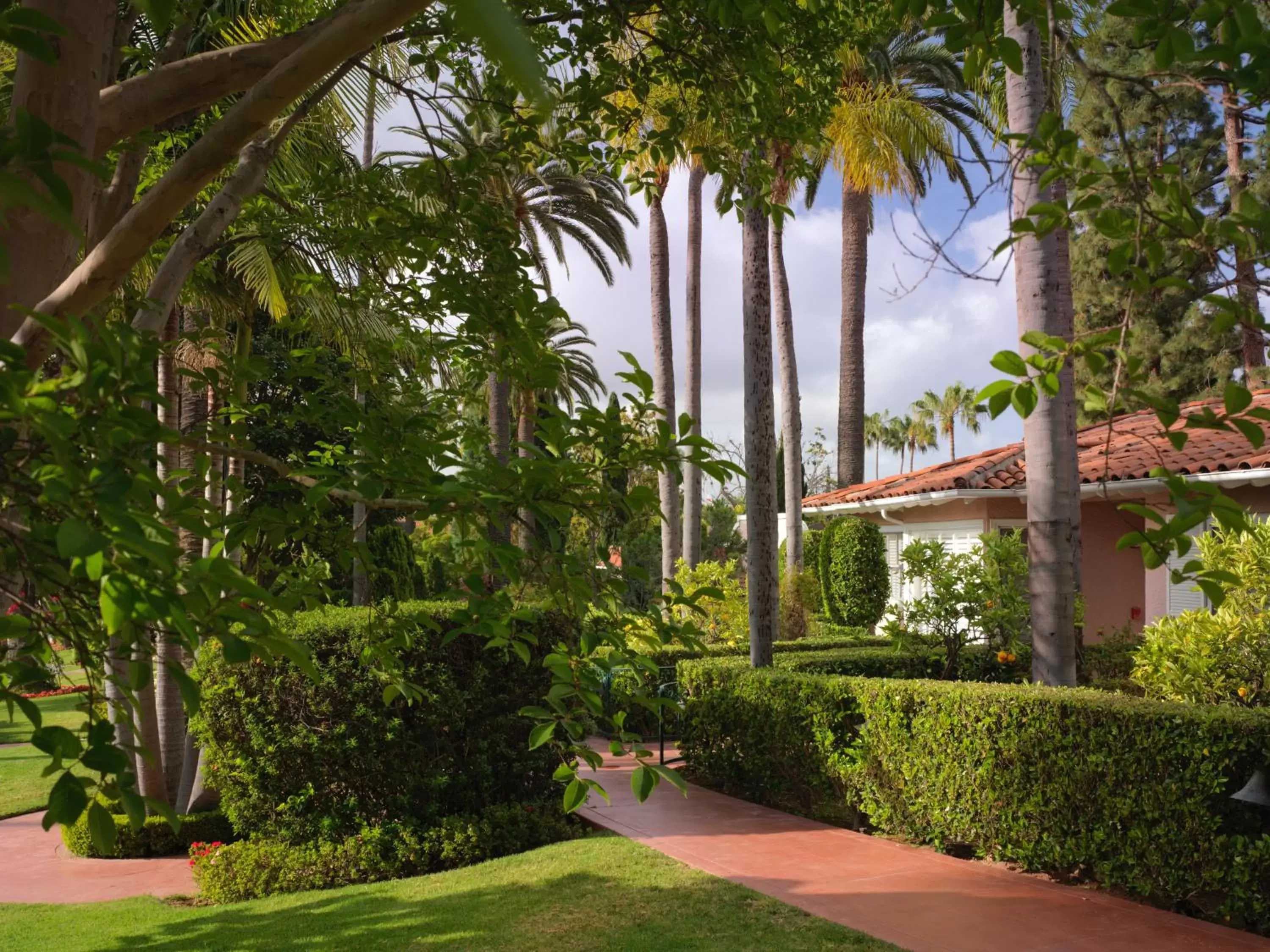Garden, Property Building in The Beverly Hills Hotel - Dorchester Collection