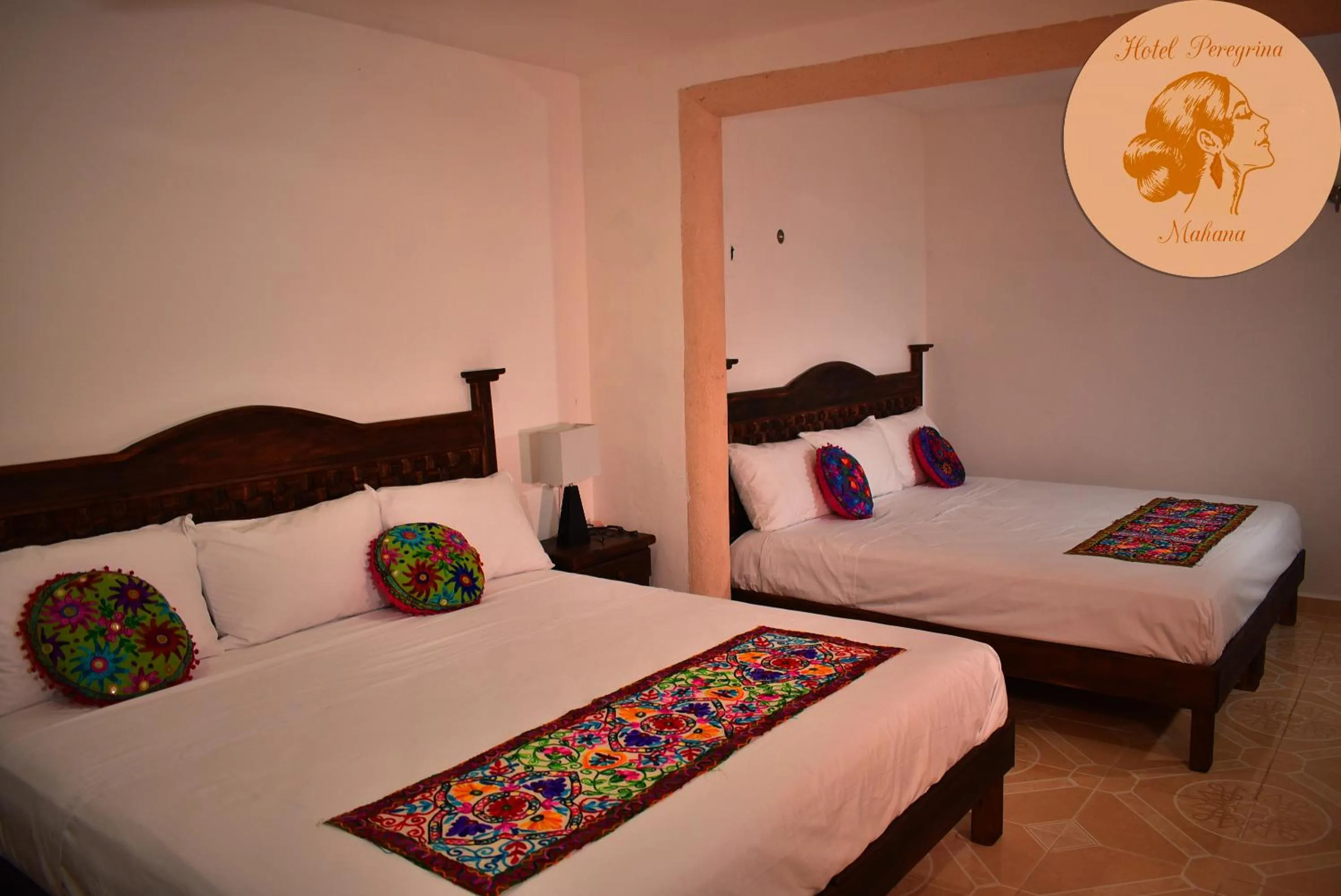 Bed in Hotel Peregrina