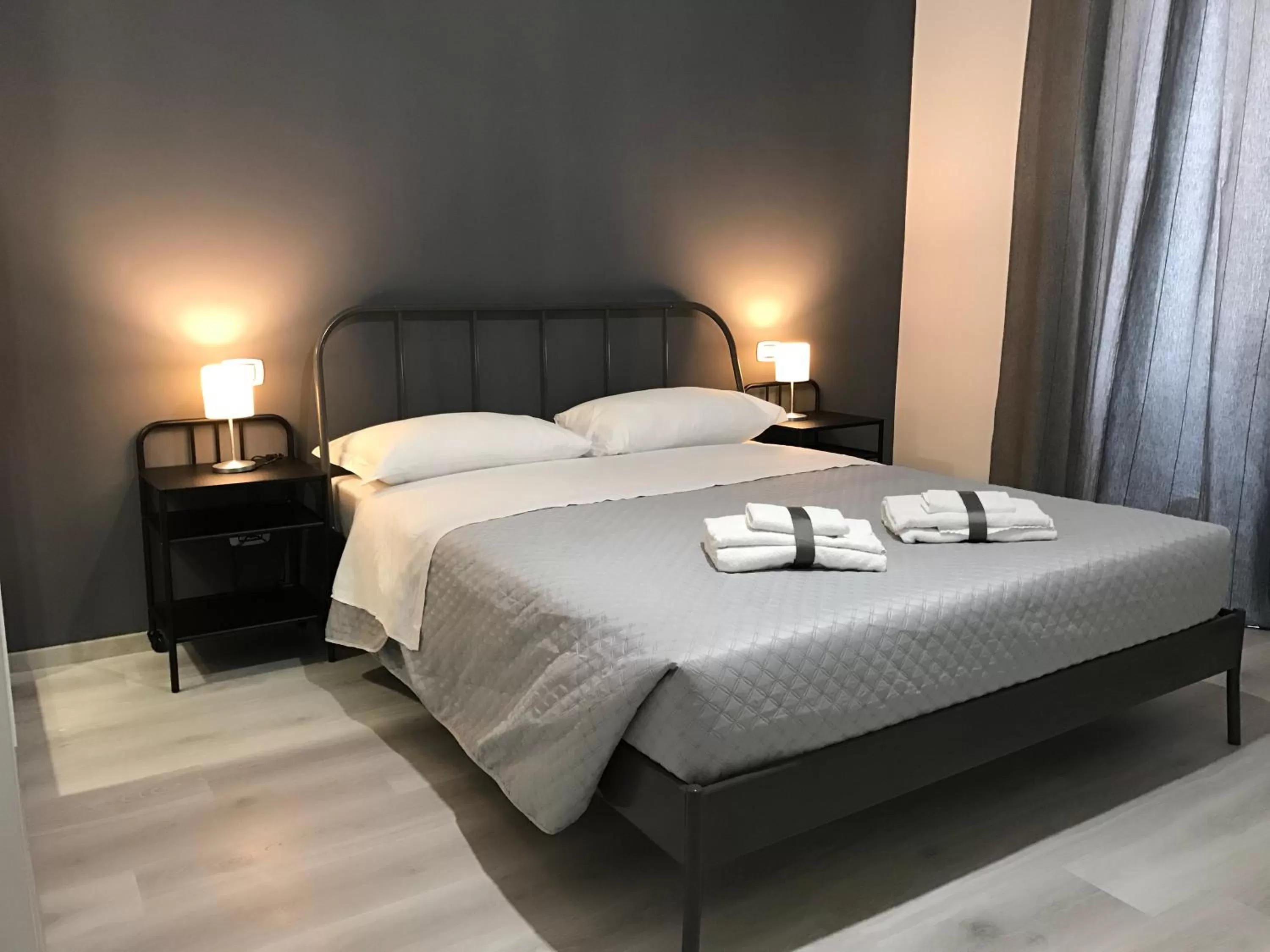 Bedroom, Bed in Sensation House