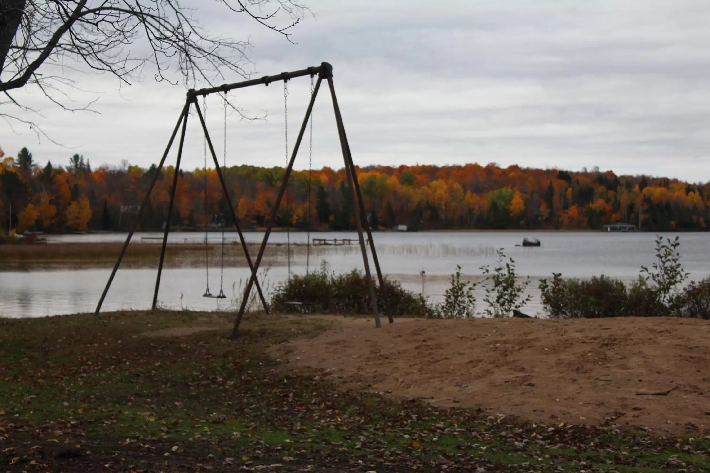 Autumn, Children's Play Area in Tally Ho Inn