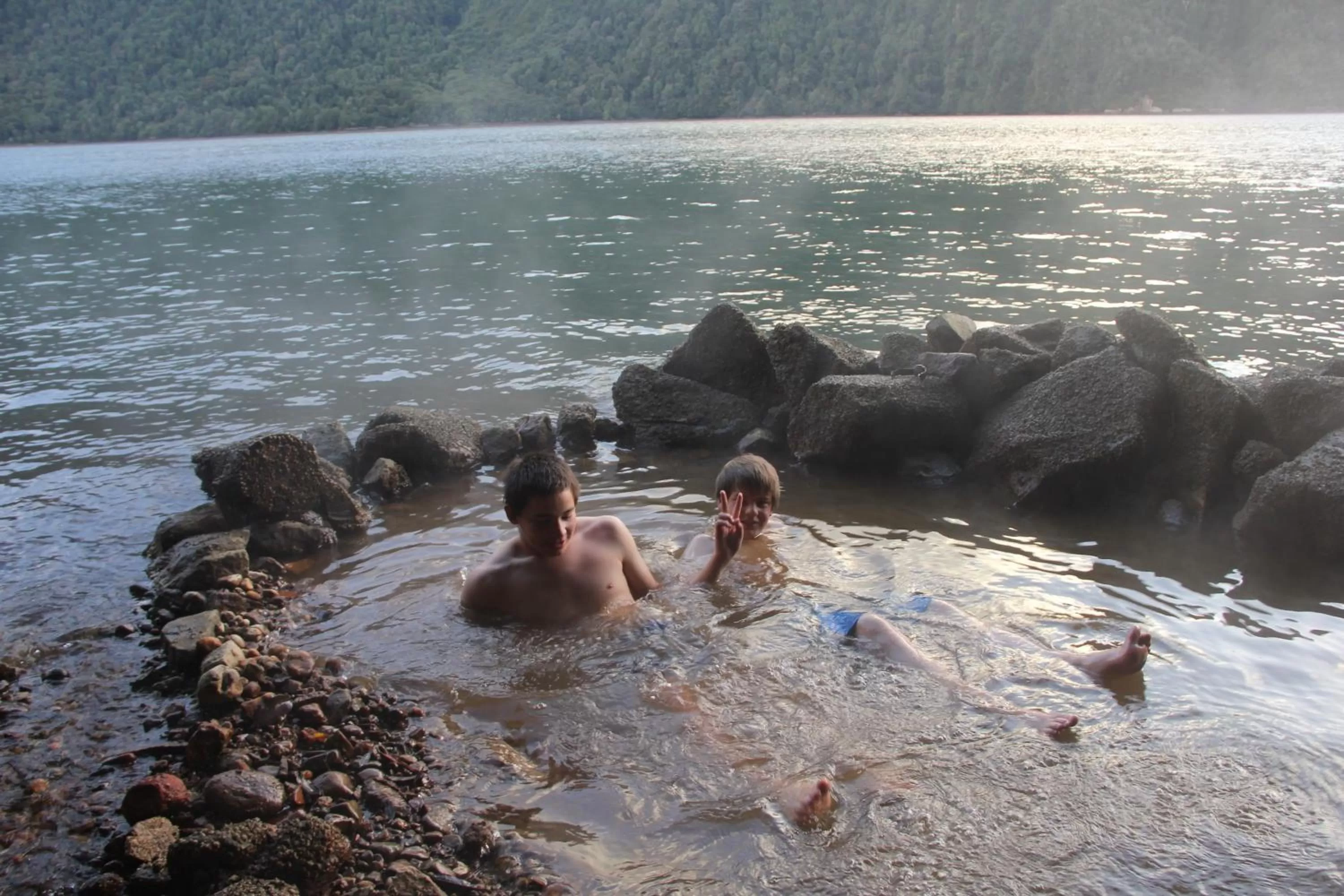 Hot Spring Bath in Posada Queulat