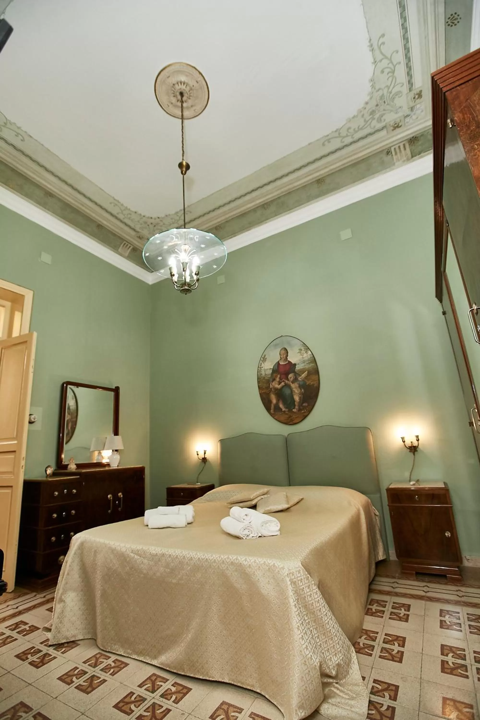 Bedroom, Bed in Dimora La Commare