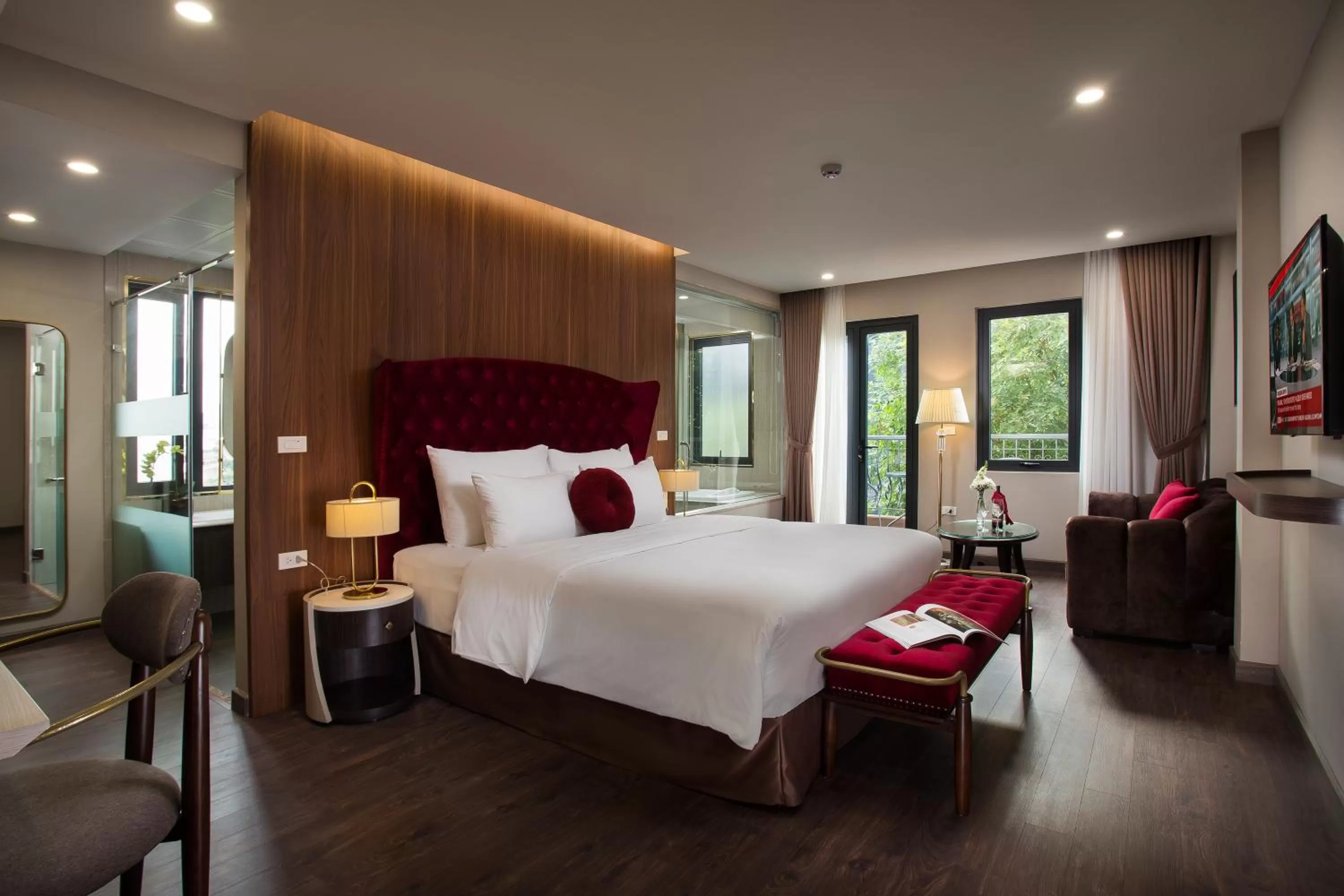 Bedroom, Bed in Hanoi L'Heritage Diamond Hotel & Spa