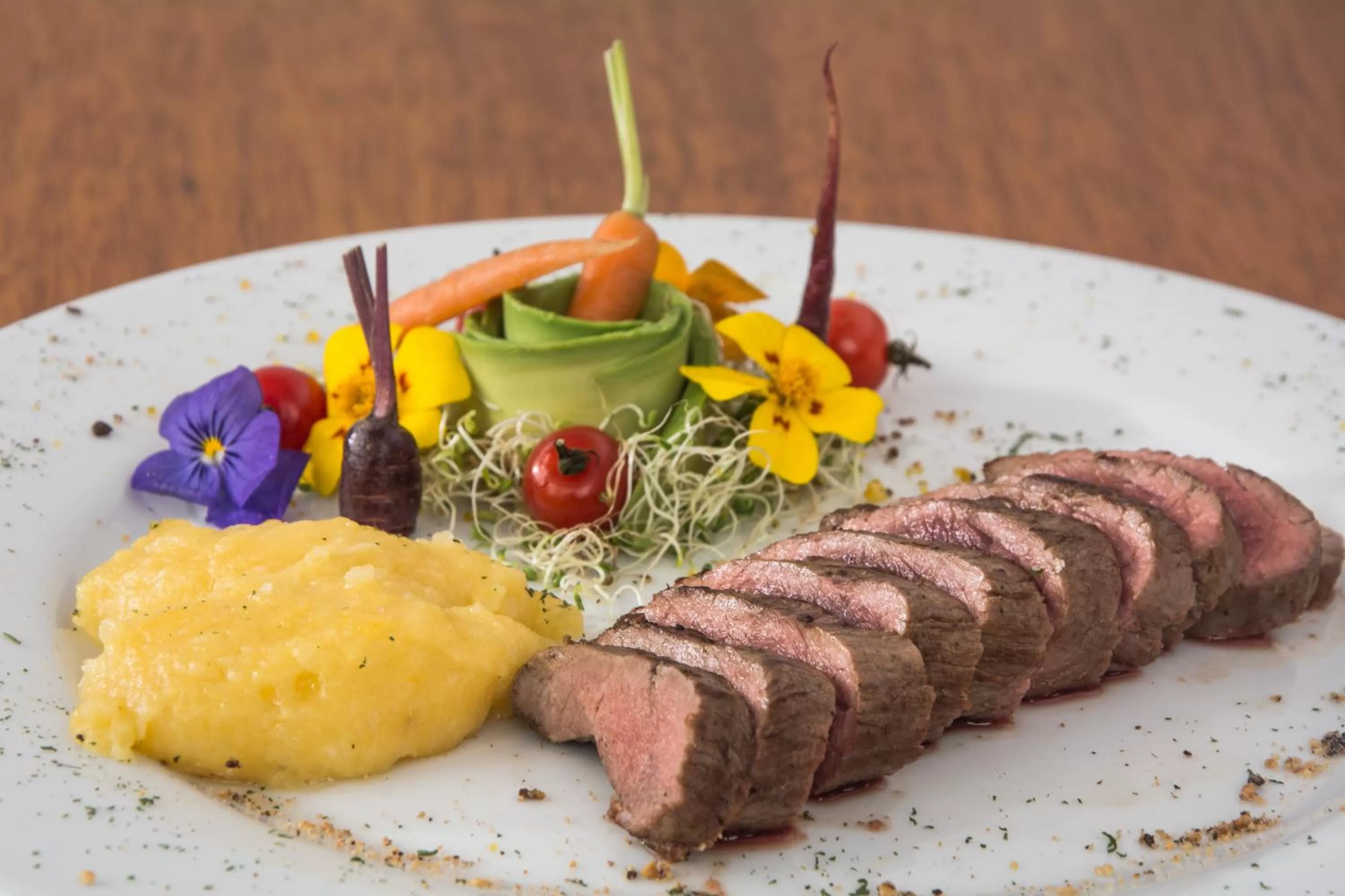 Food and drinks in Vista del Angel Hotel Boutique