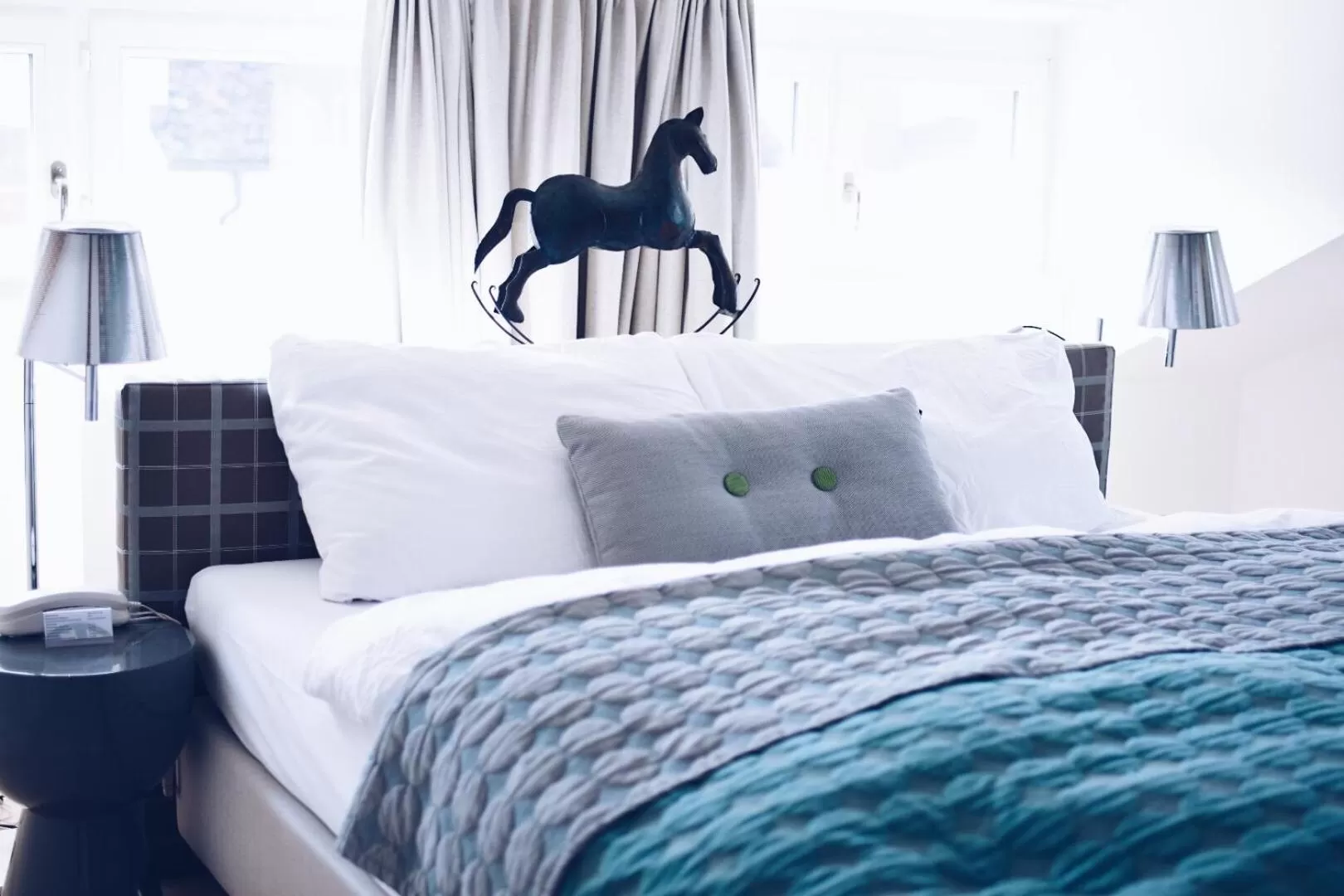 Bed in Hotel Rössli