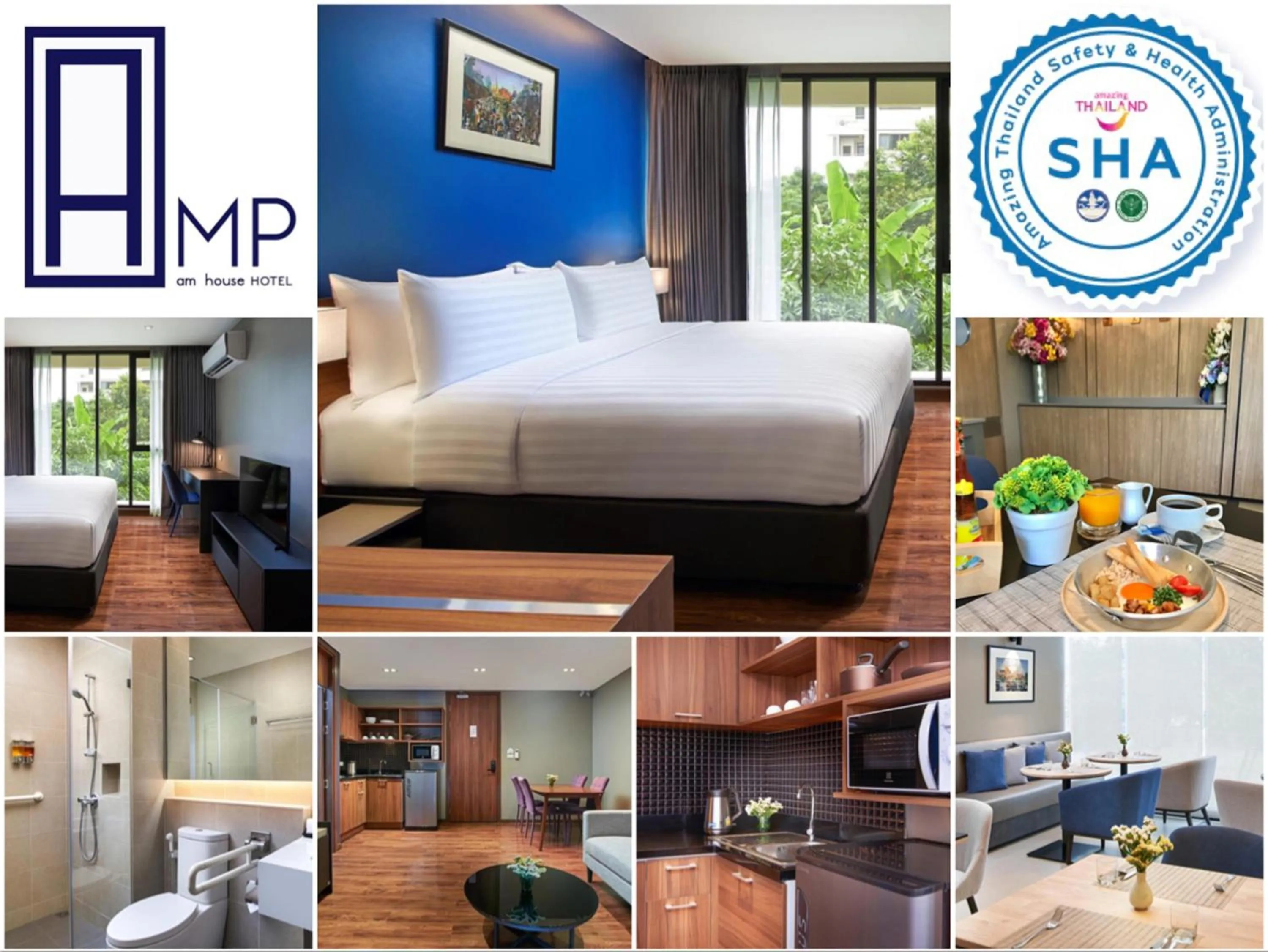 Bed in Amp Am House Bangkok Hotel