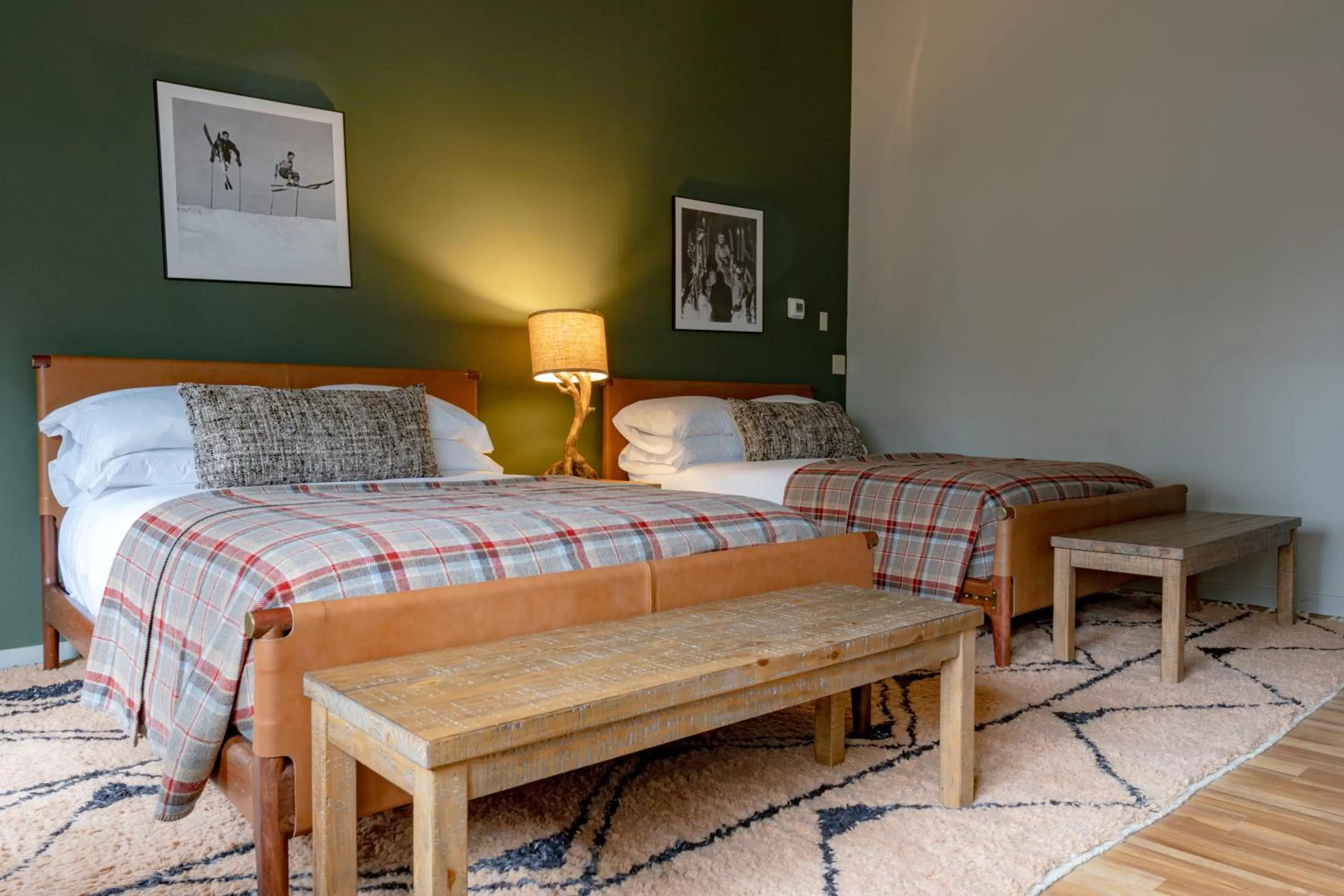 Bedroom, Bed in Hunter Lodge, a Bluebird by Lark