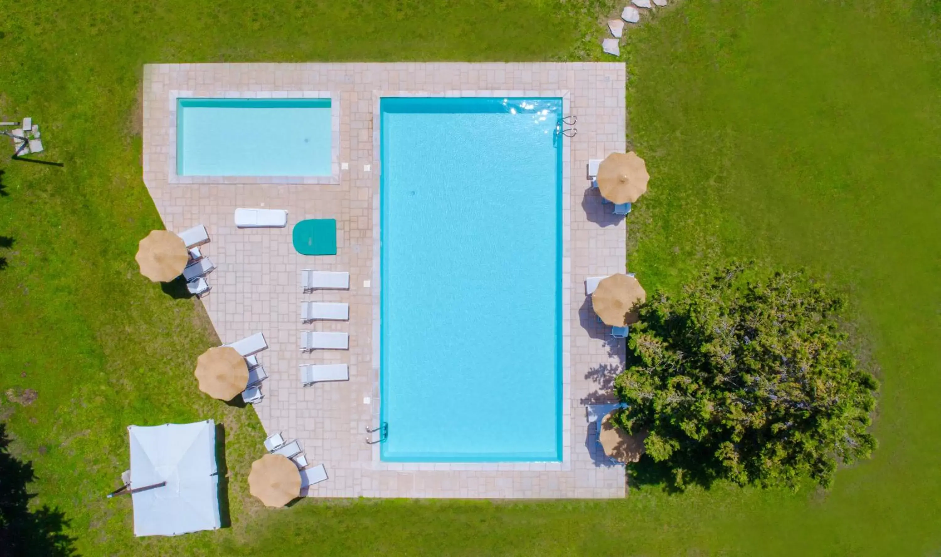Swimming pool, Floor Plan in Tenuta Don Carmelo