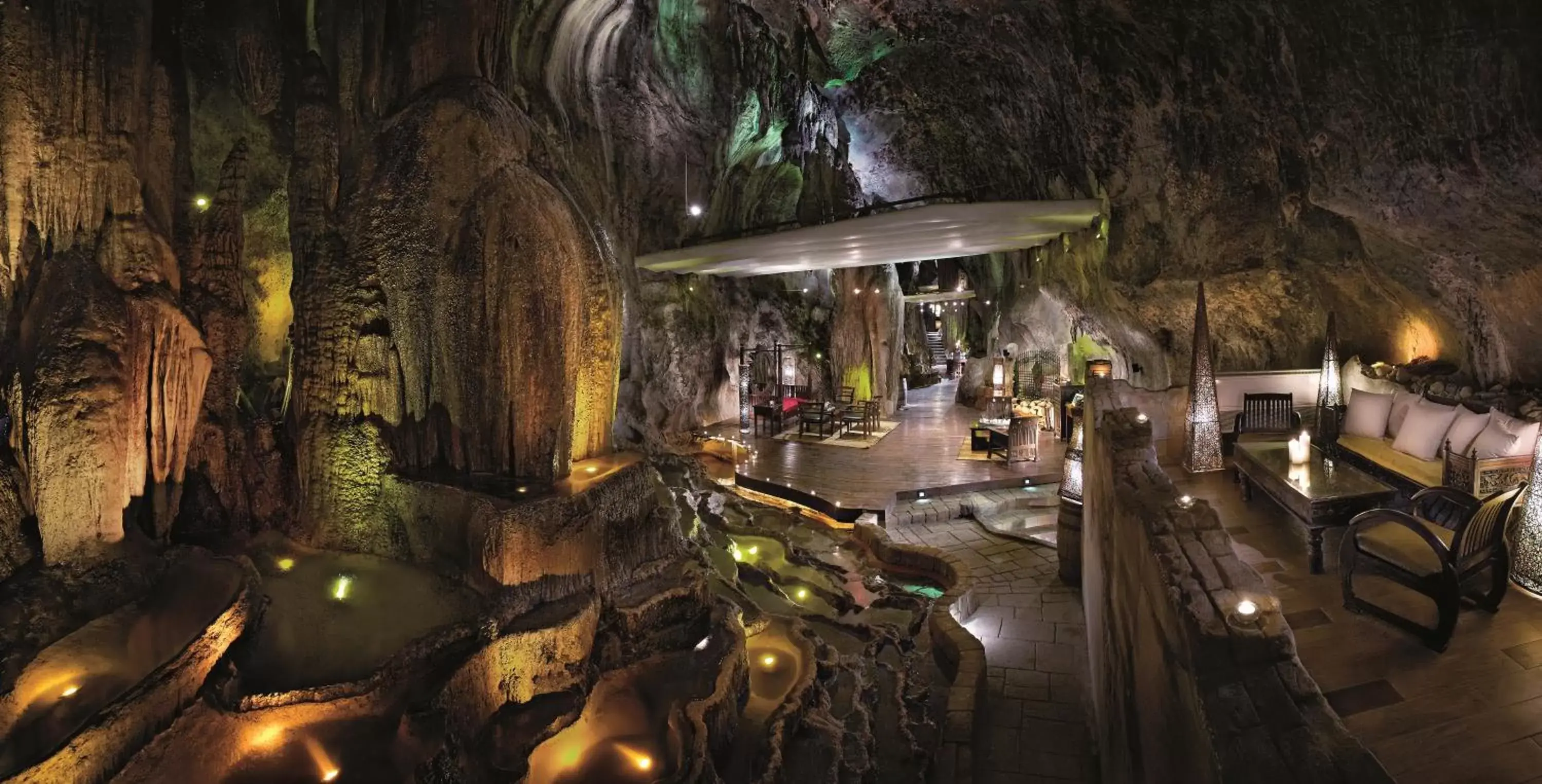 Patio in The Banjaran Hotsprings Retreat