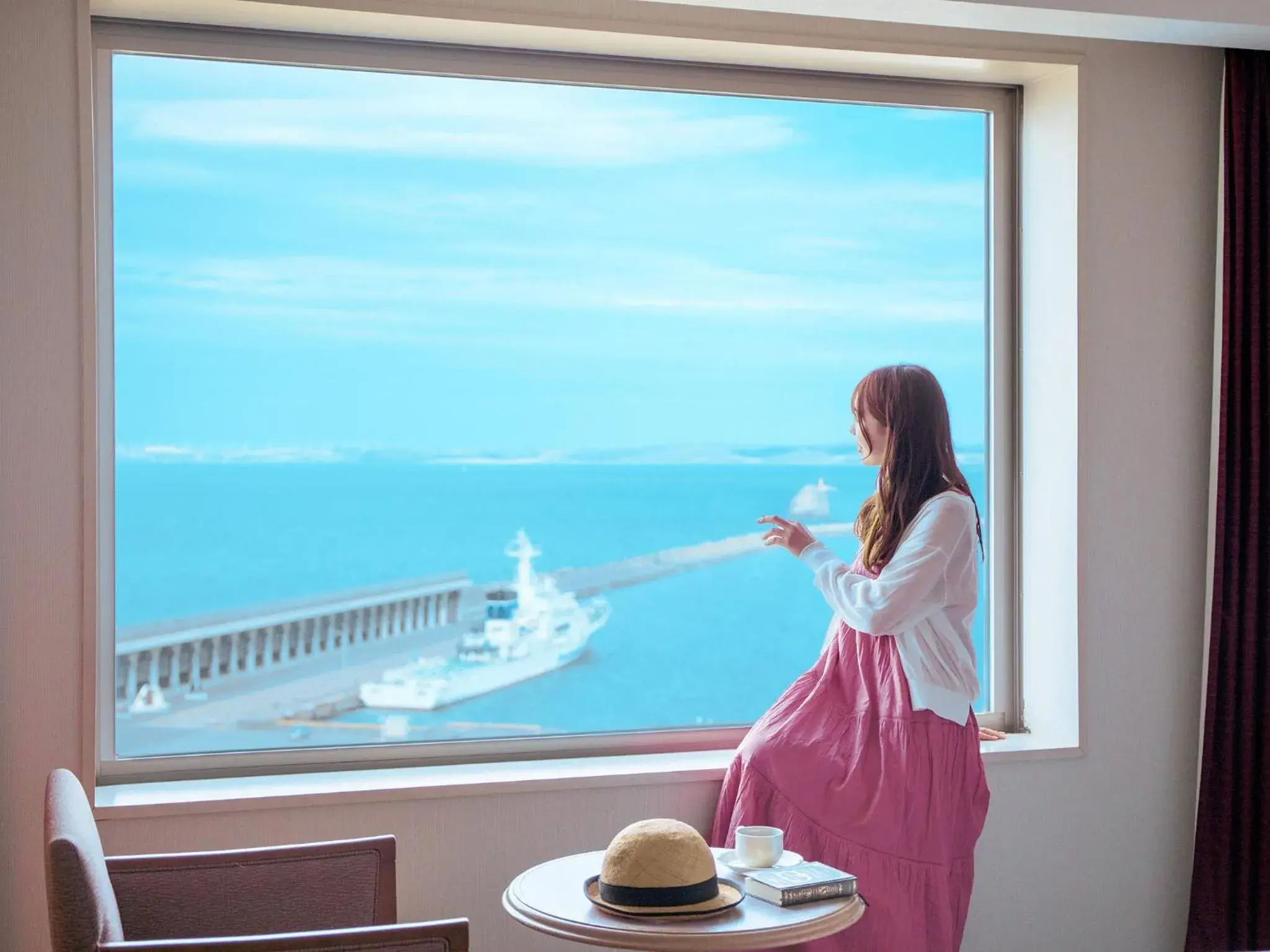 Sea view in Surfeel Hotel Wakkanai