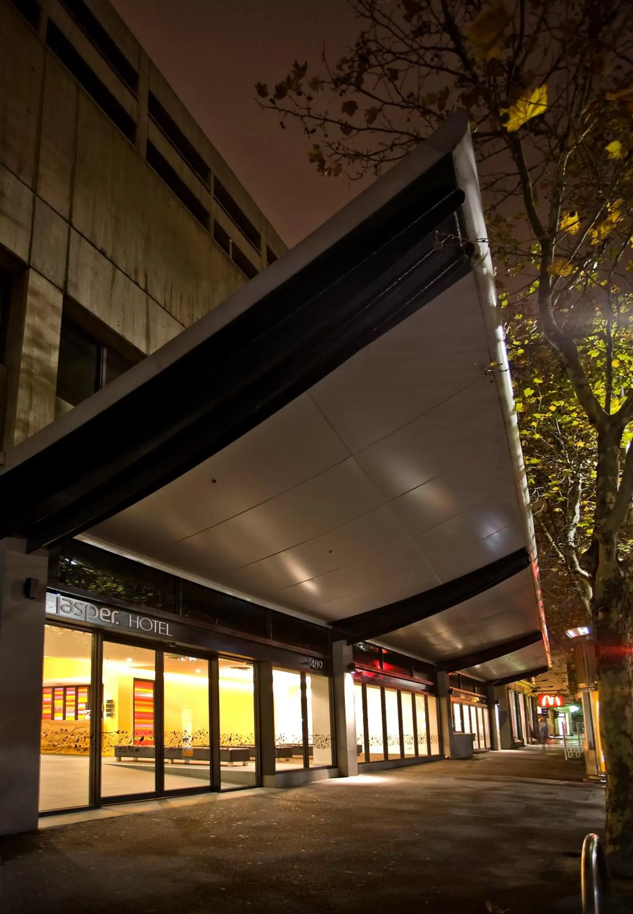 Facade/entrance in Jasper Boutique Hotel