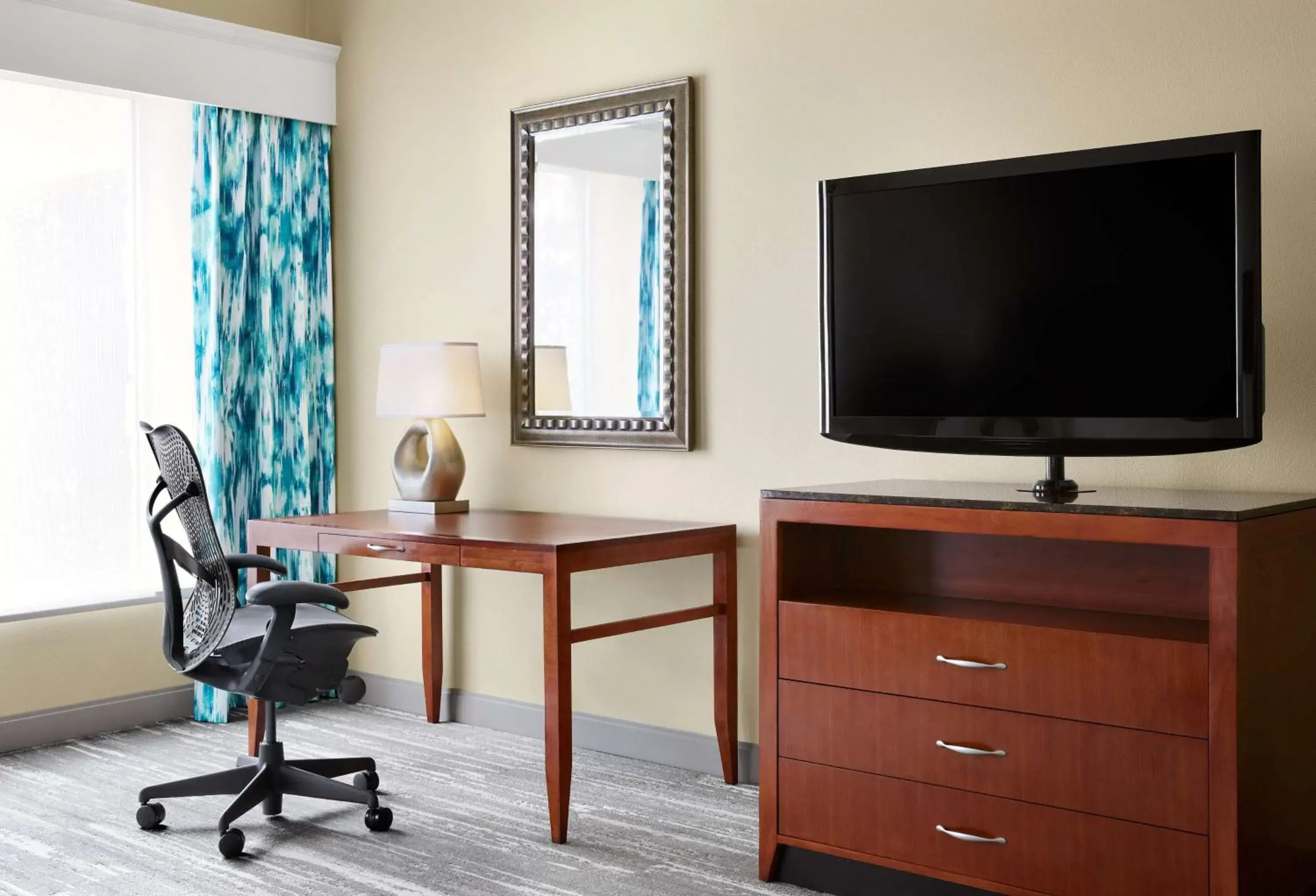 Bedroom, TV/Entertainment Center in Hilton Garden Inn Dallas Richardson